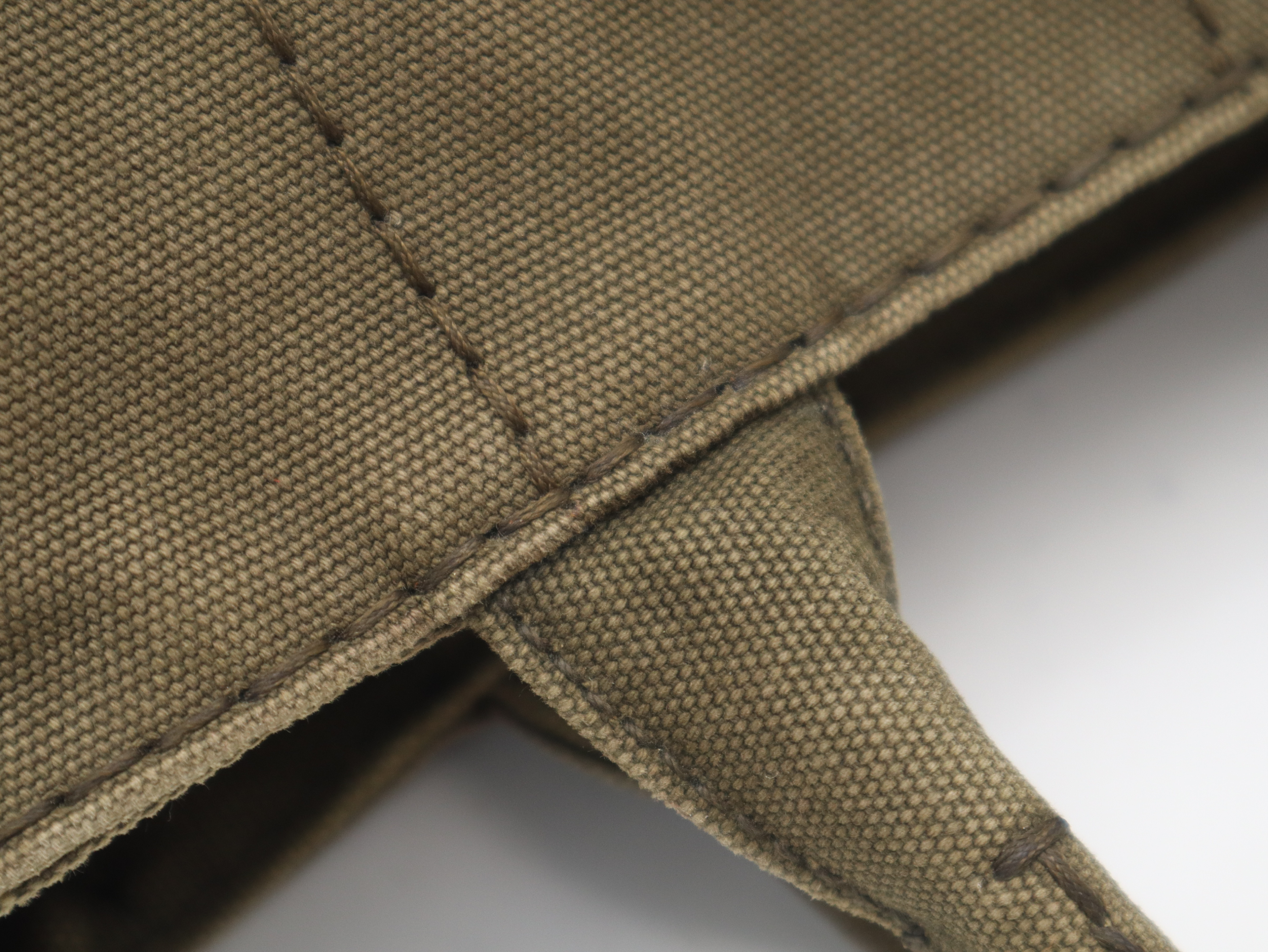 B2439G Canapa Tote Bag, Khaki, with Guarantee Card. — view 7