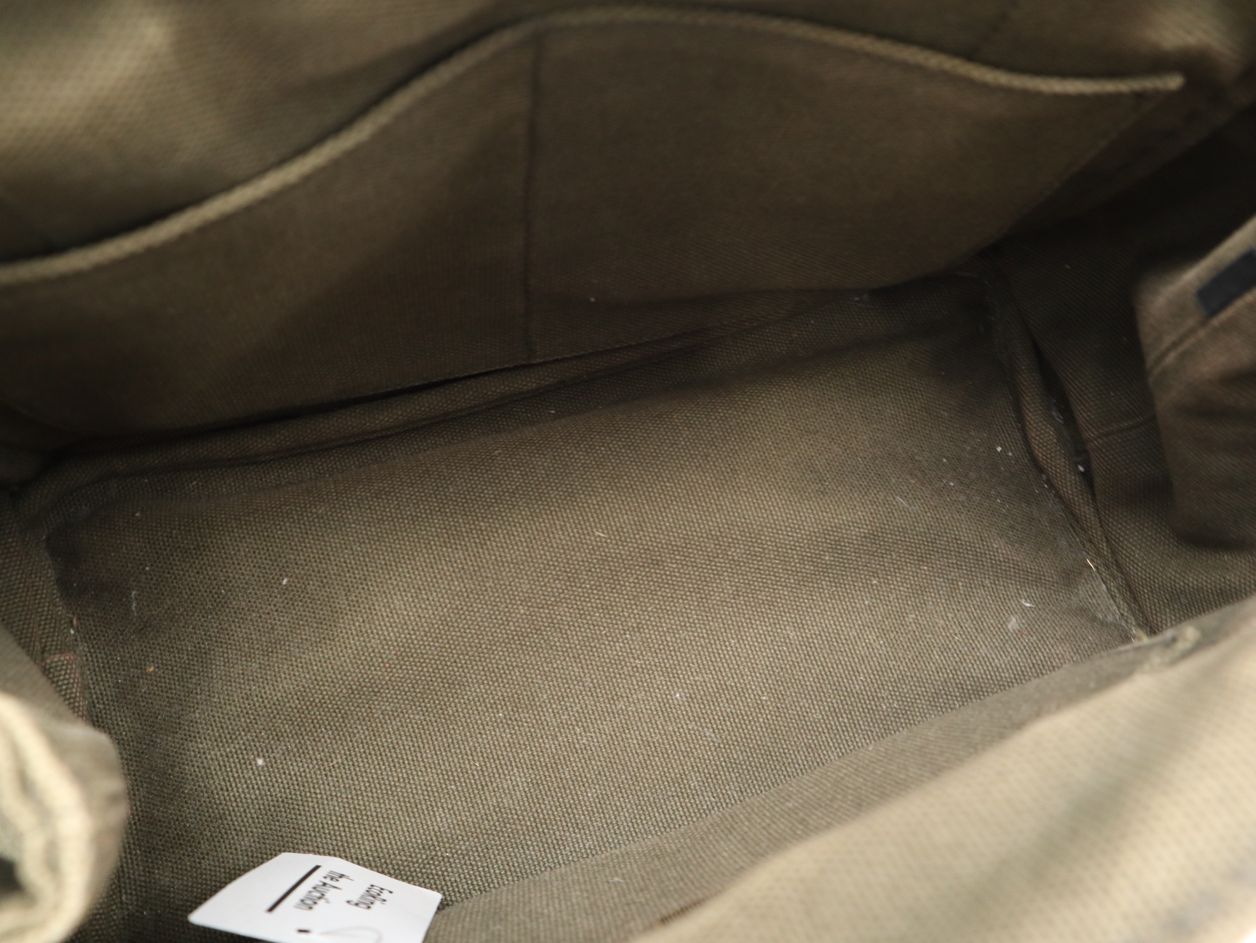 B2439G Canapa Tote Bag, Khaki, with Guarantee Card. — view 10