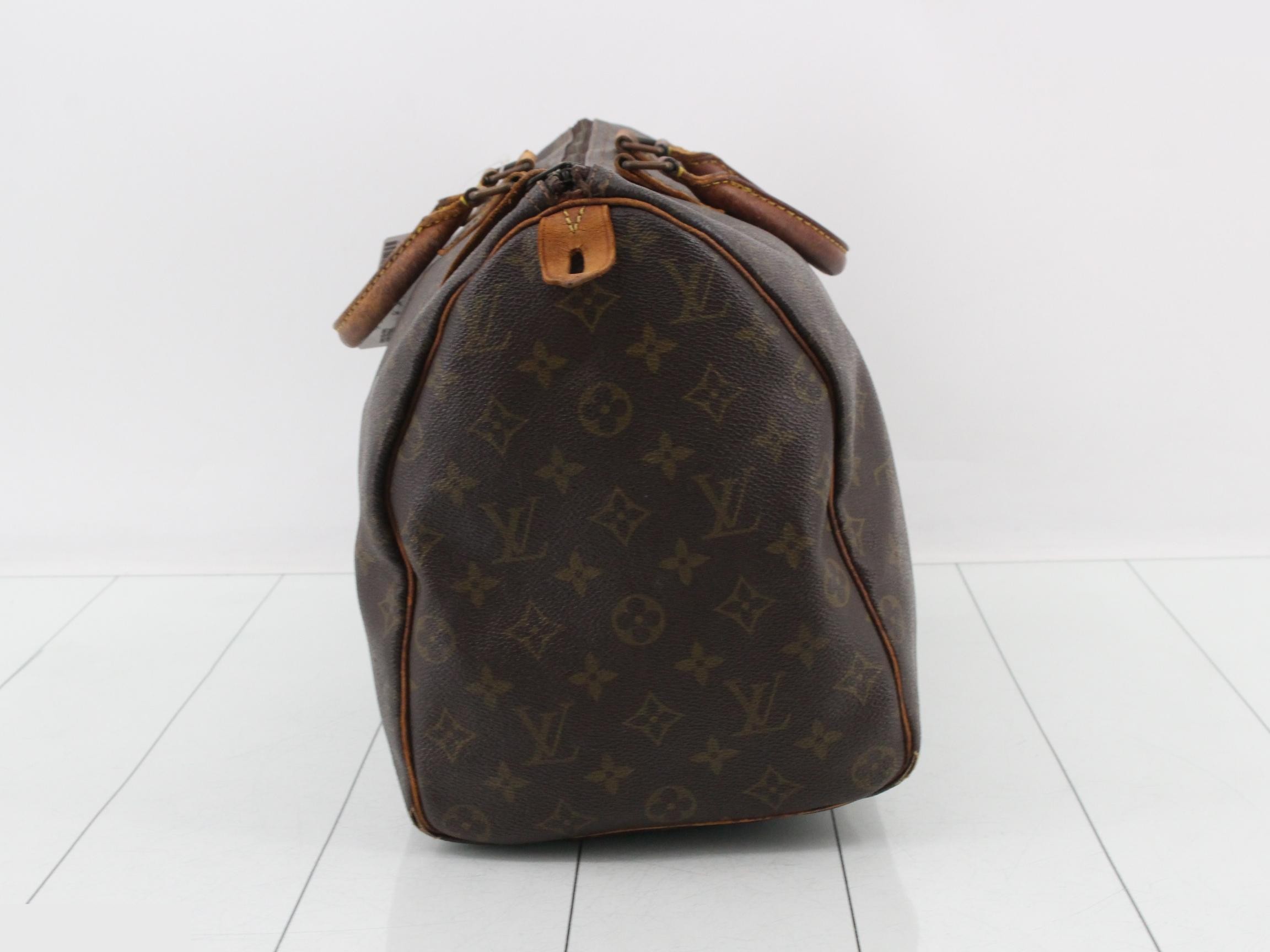 Speedy 40 Monogram Brown Handbag — view 3
