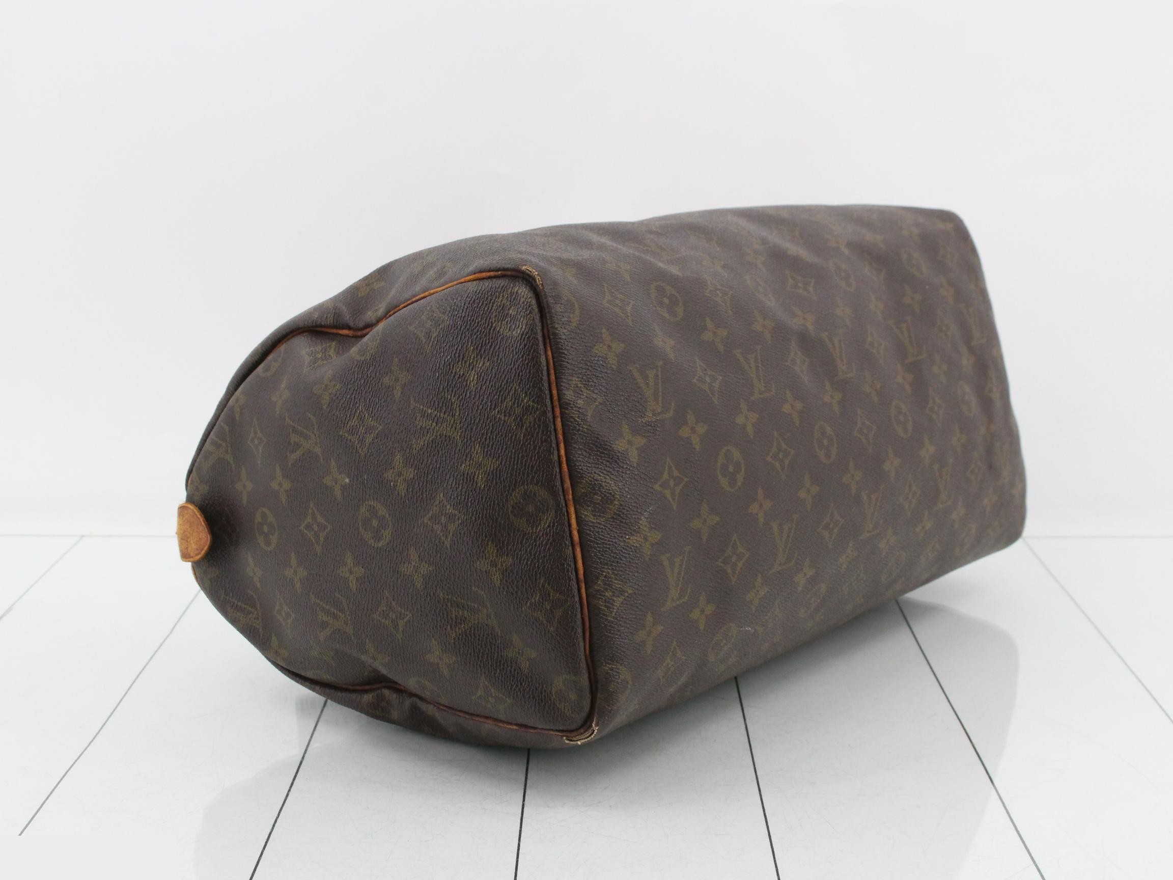Speedy 40 Monogram Brown Handbag — view 5