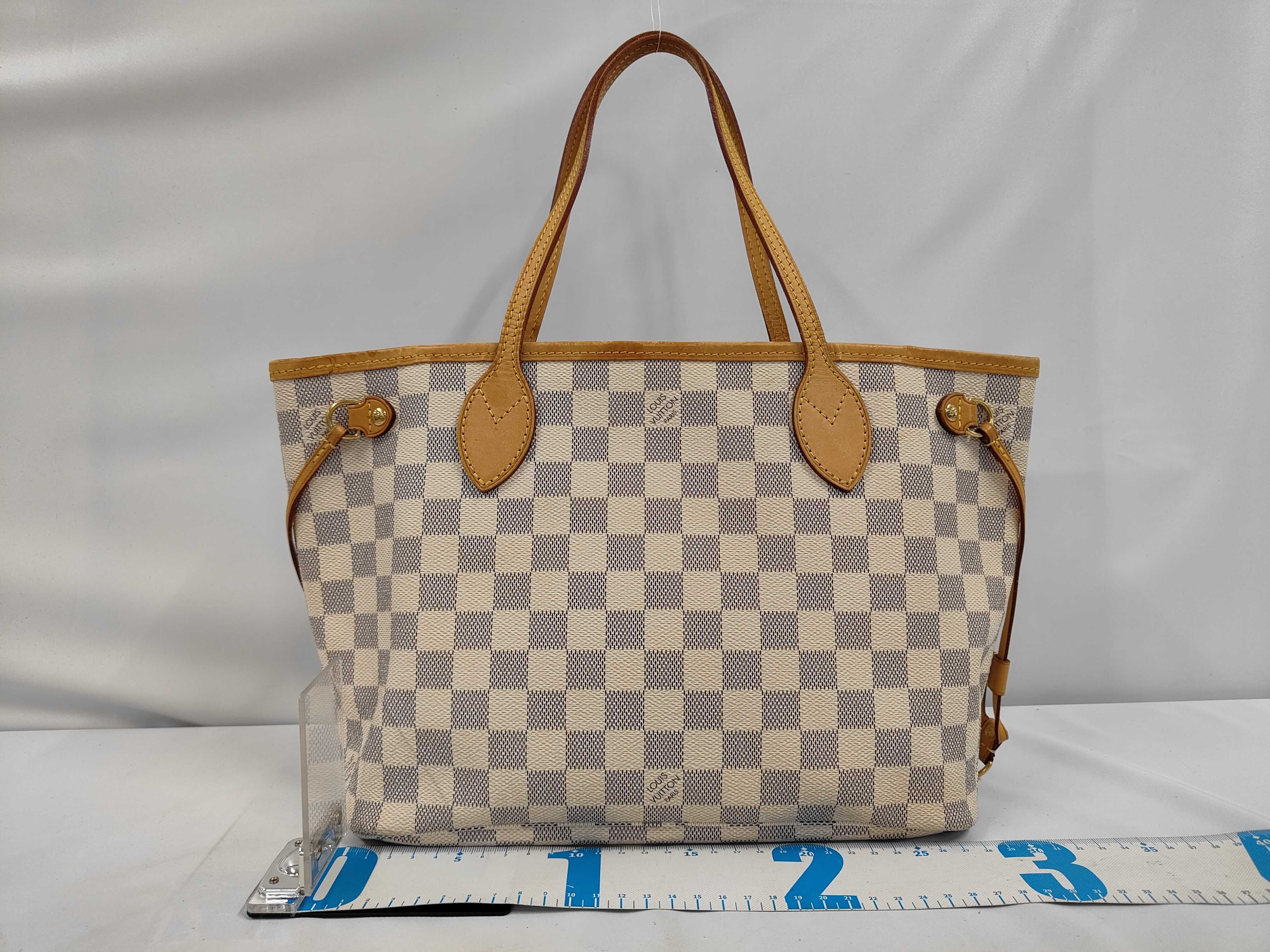 Neverfull Damier Azur Handbag Shoulder Bag — view 2