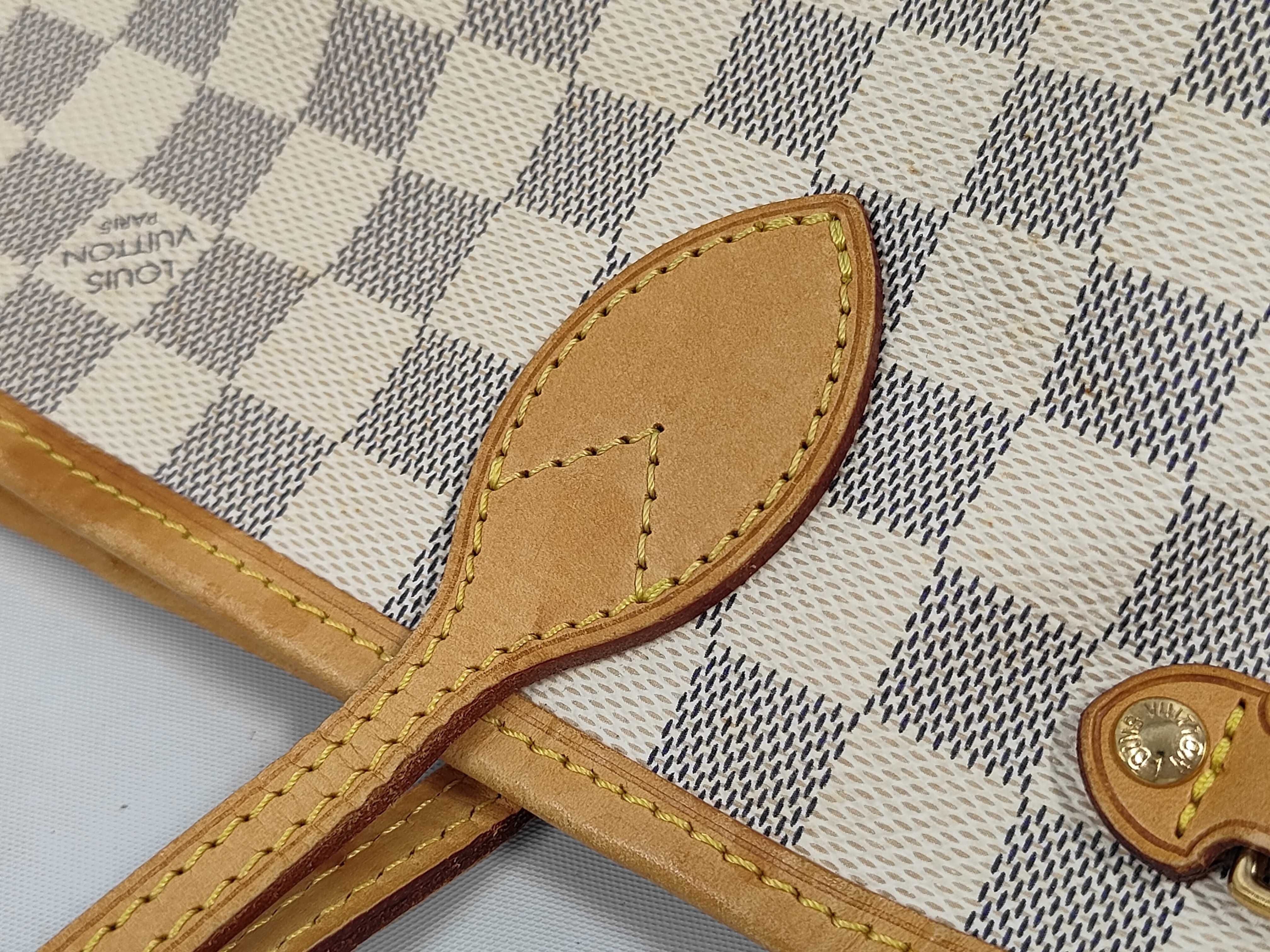 Neverfull Damier Azur Handbag Shoulder Bag — view 6