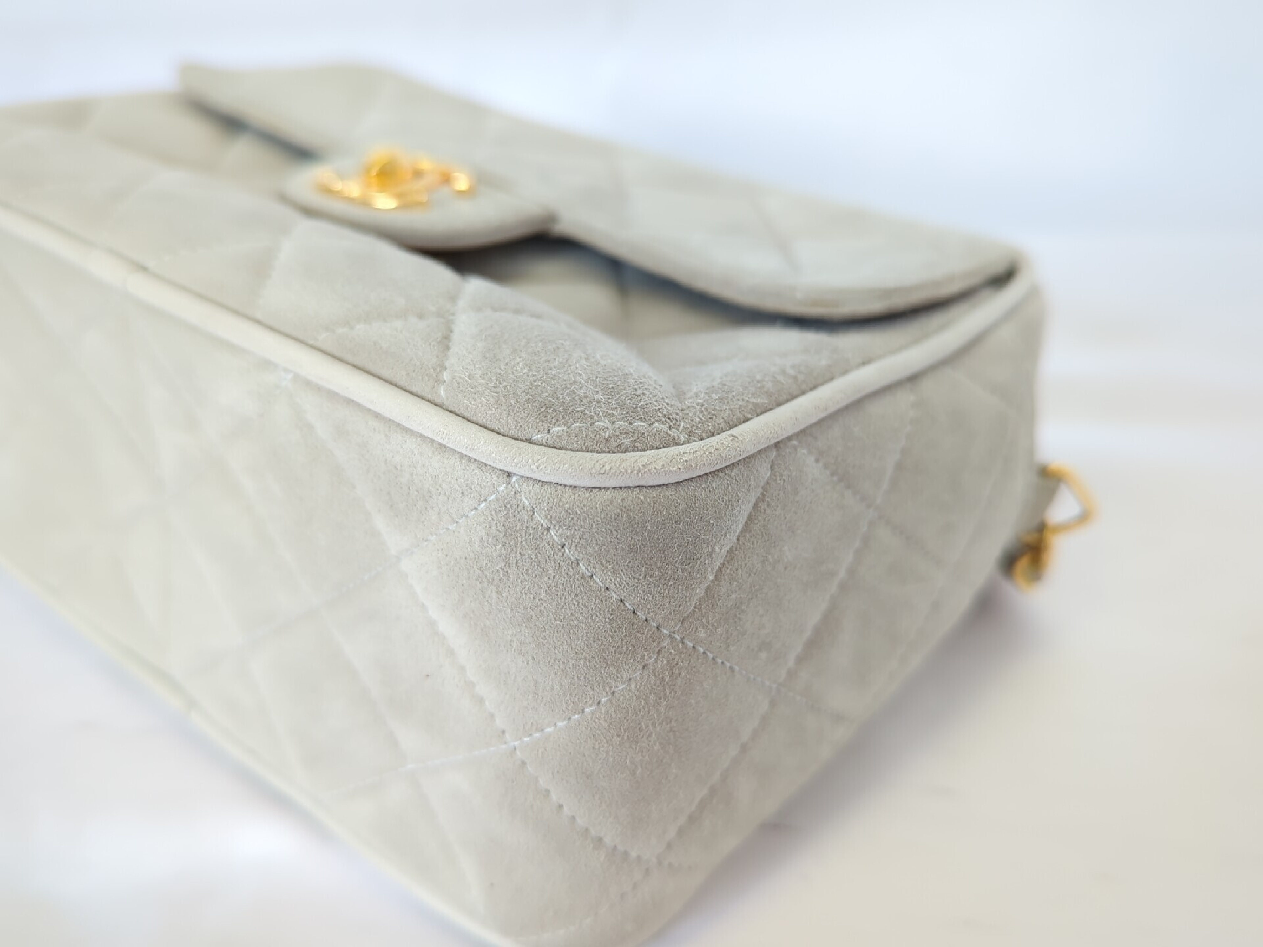 suede fringe chain shoulder bag — view 4
