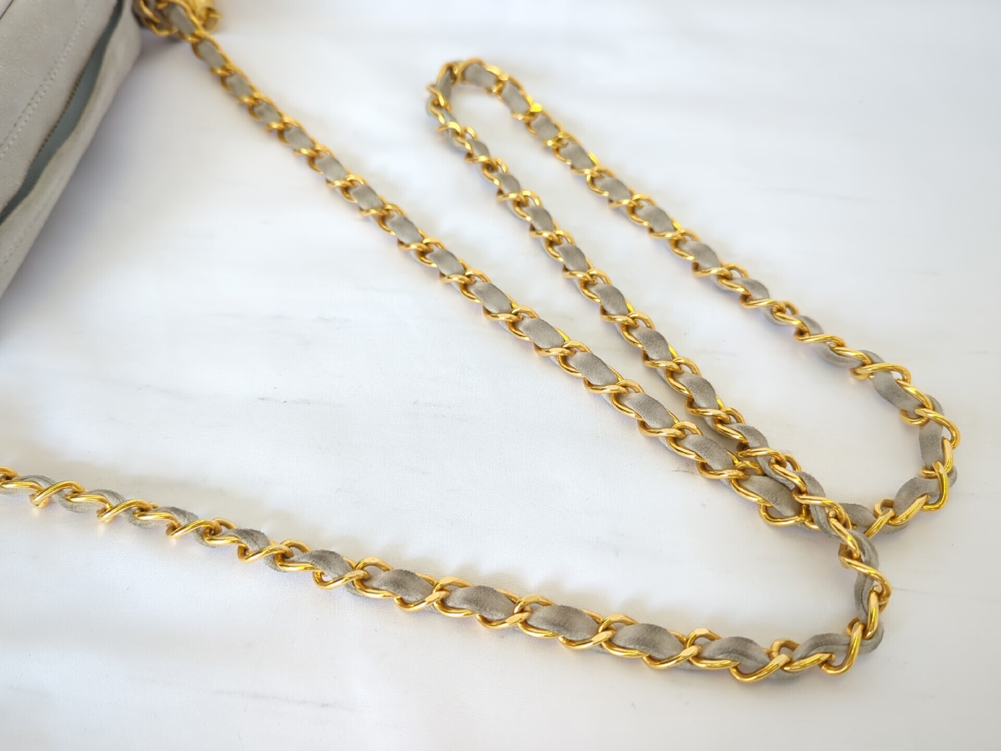 suede fringe chain shoulder bag — view 8