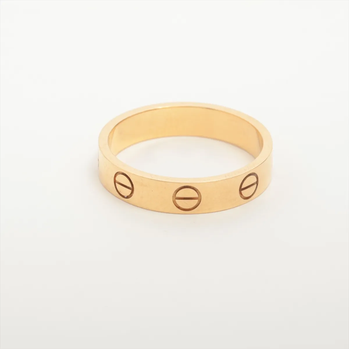 Mini Love Ring 750 (Yellow Gold) 3.0g Size 49 VX3661 — view 2