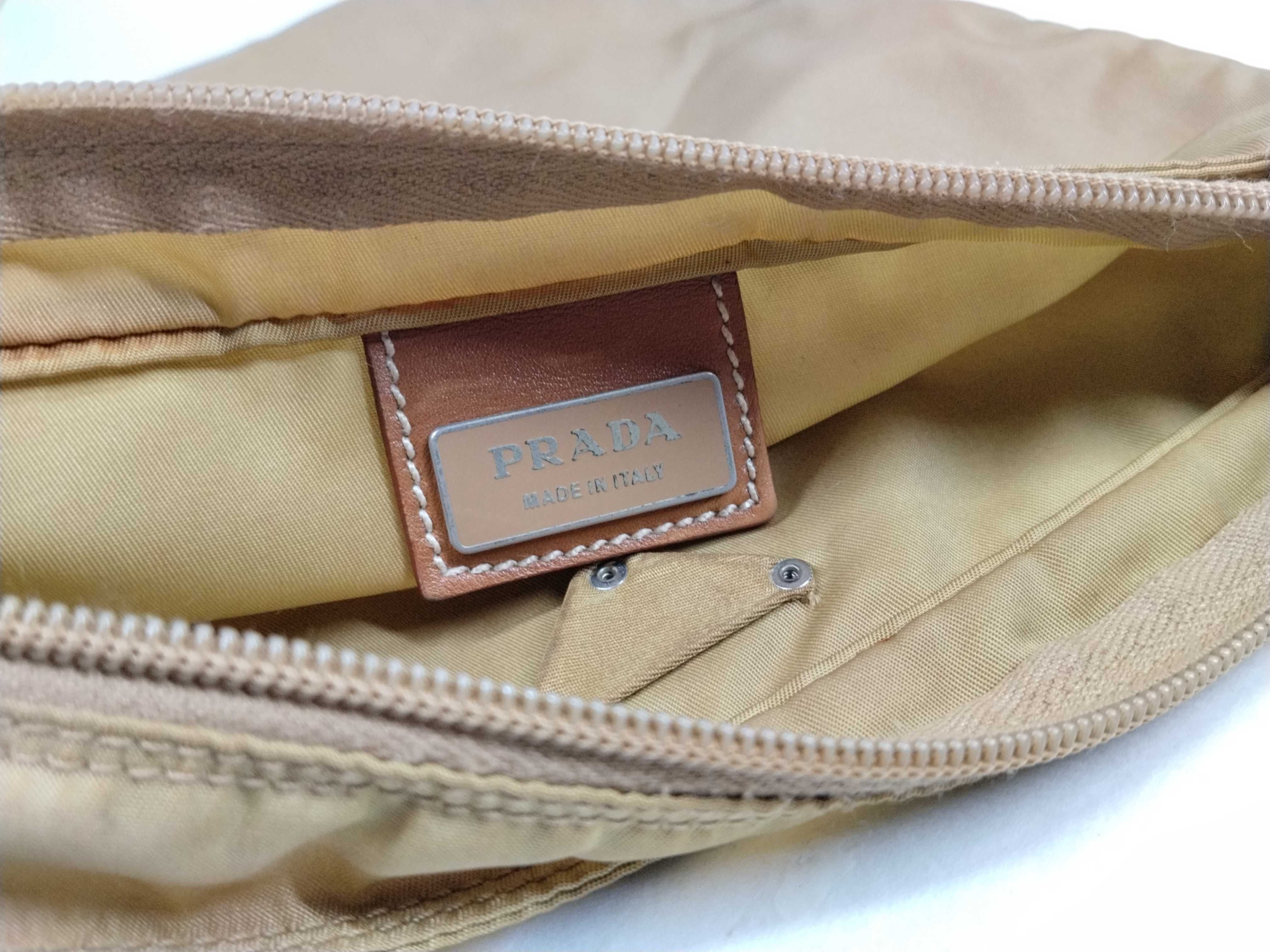 Nylon Triangle Logo Shoulder Bag — view 11