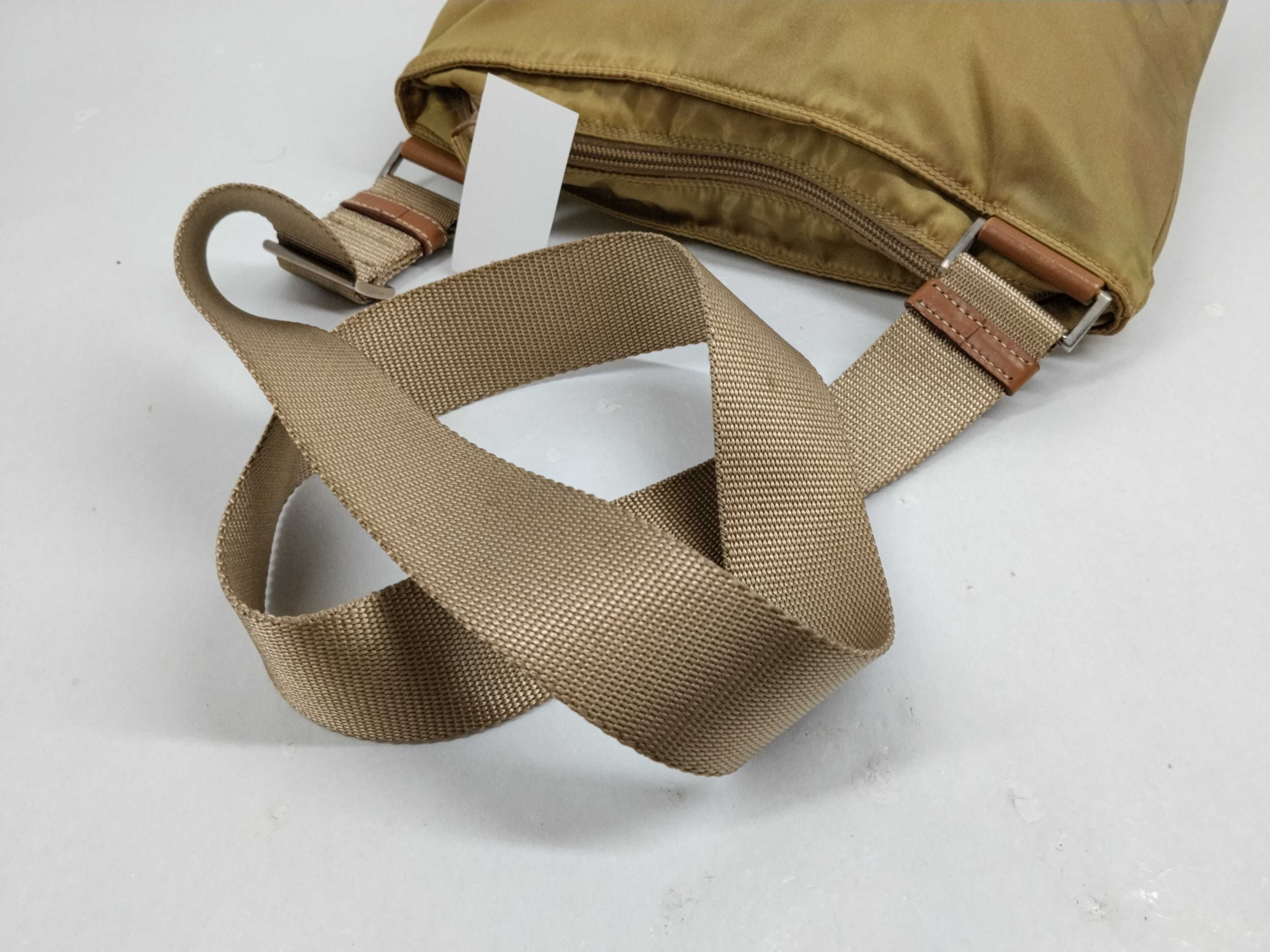 Nylon Triangle Logo Shoulder Bag — view 6