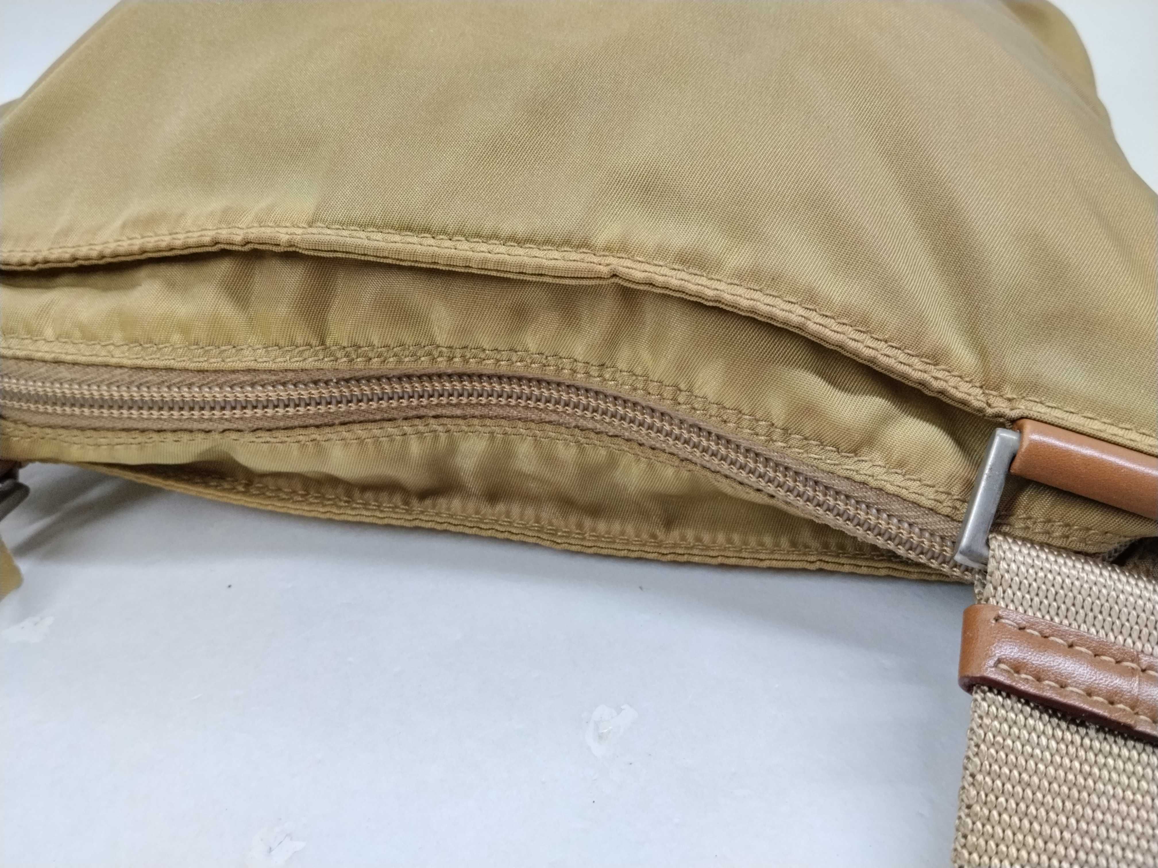 Nylon Triangle Logo Shoulder Bag — view 8