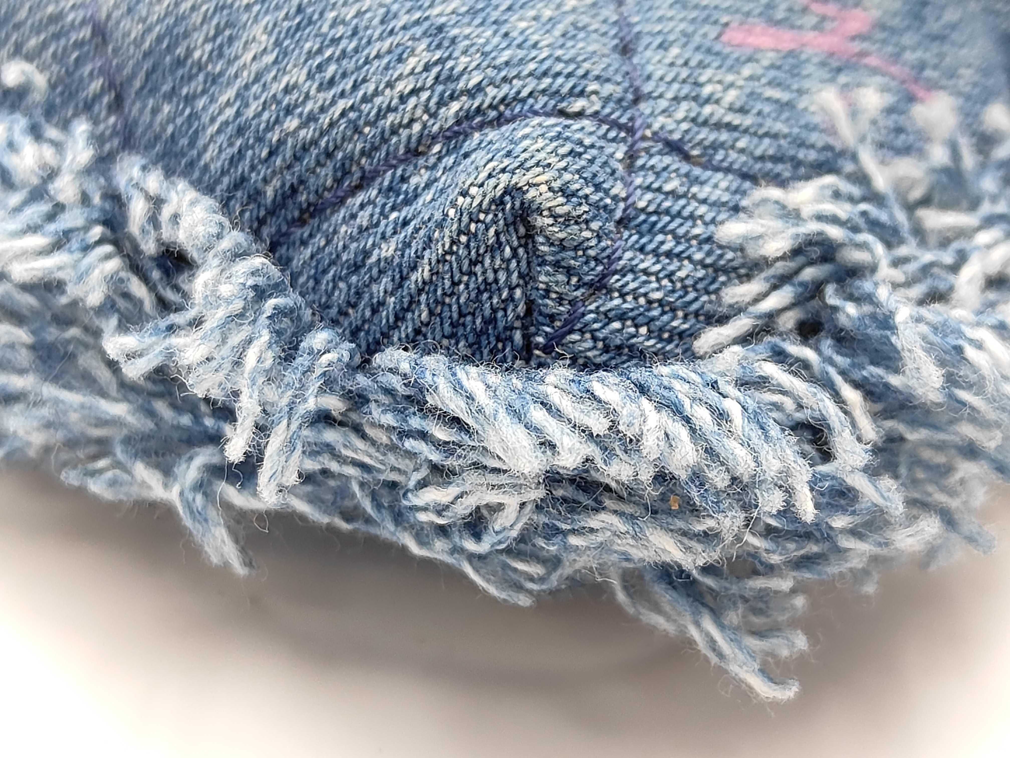 Mini Matelassé Denim Shoulder Bag — view 5