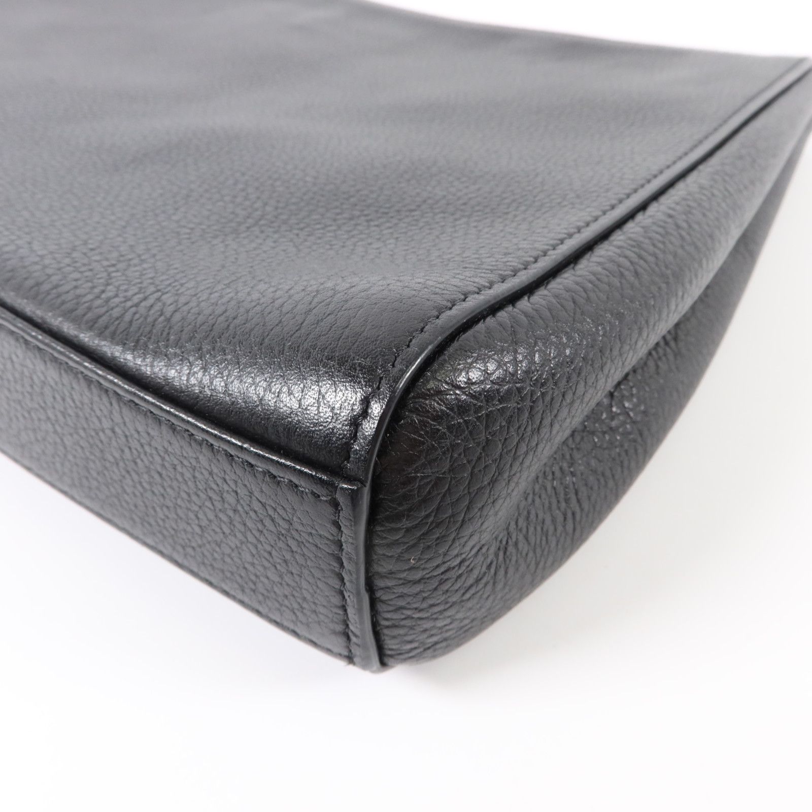 Grained Calfskin Large Neo Executive Clutch/Cosmetic Case w/Card and Dustbag — view 13