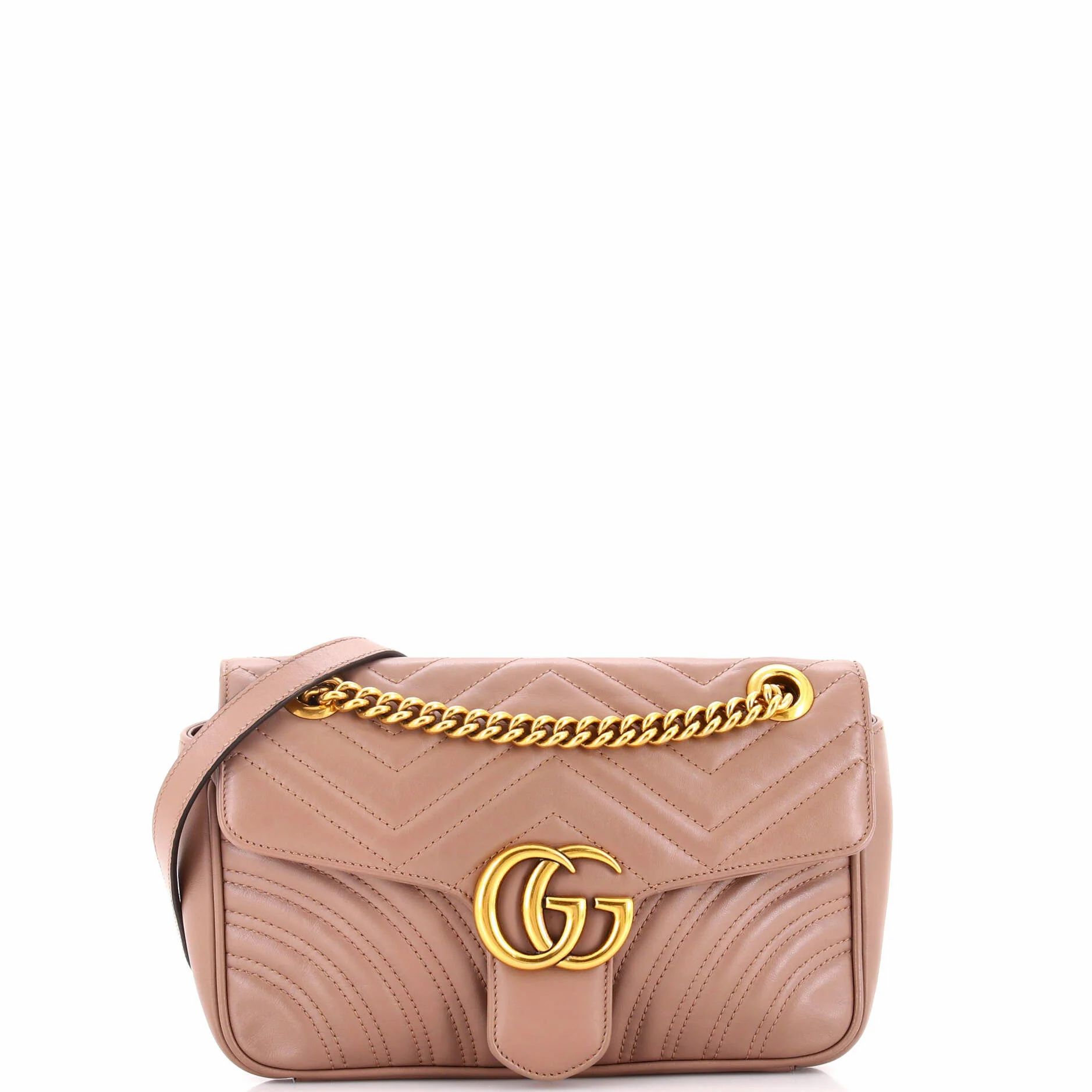 Queen Margaret Top Handle Bag Gg Coated Canvas With Leather Small — view 2