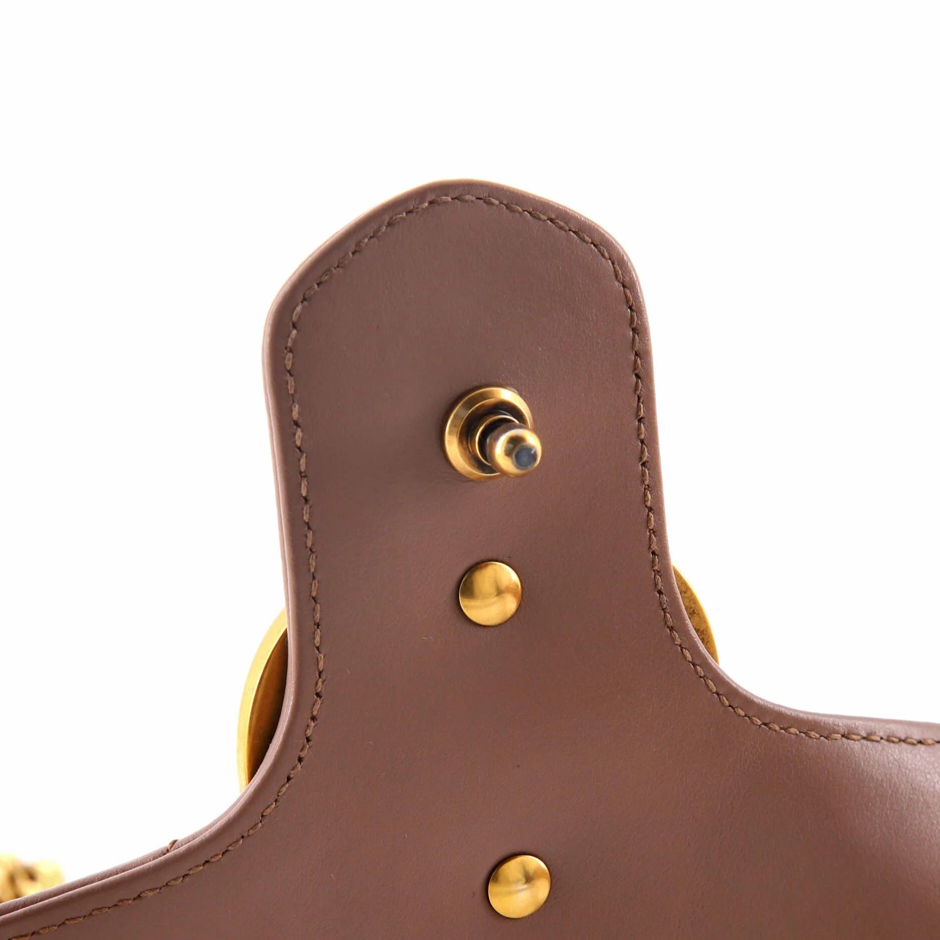Queen Margaret Top Handle Bag Gg Coated Canvas With Leather Small — view 15