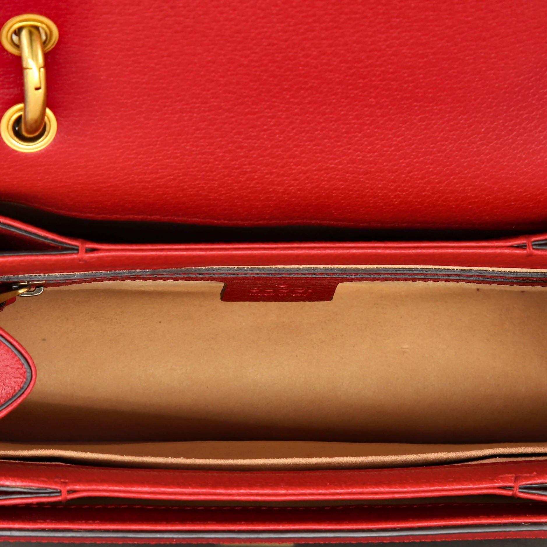 Queen Margaret Top Handle Bag Gg Coated Canvas With Leather Small — view 9