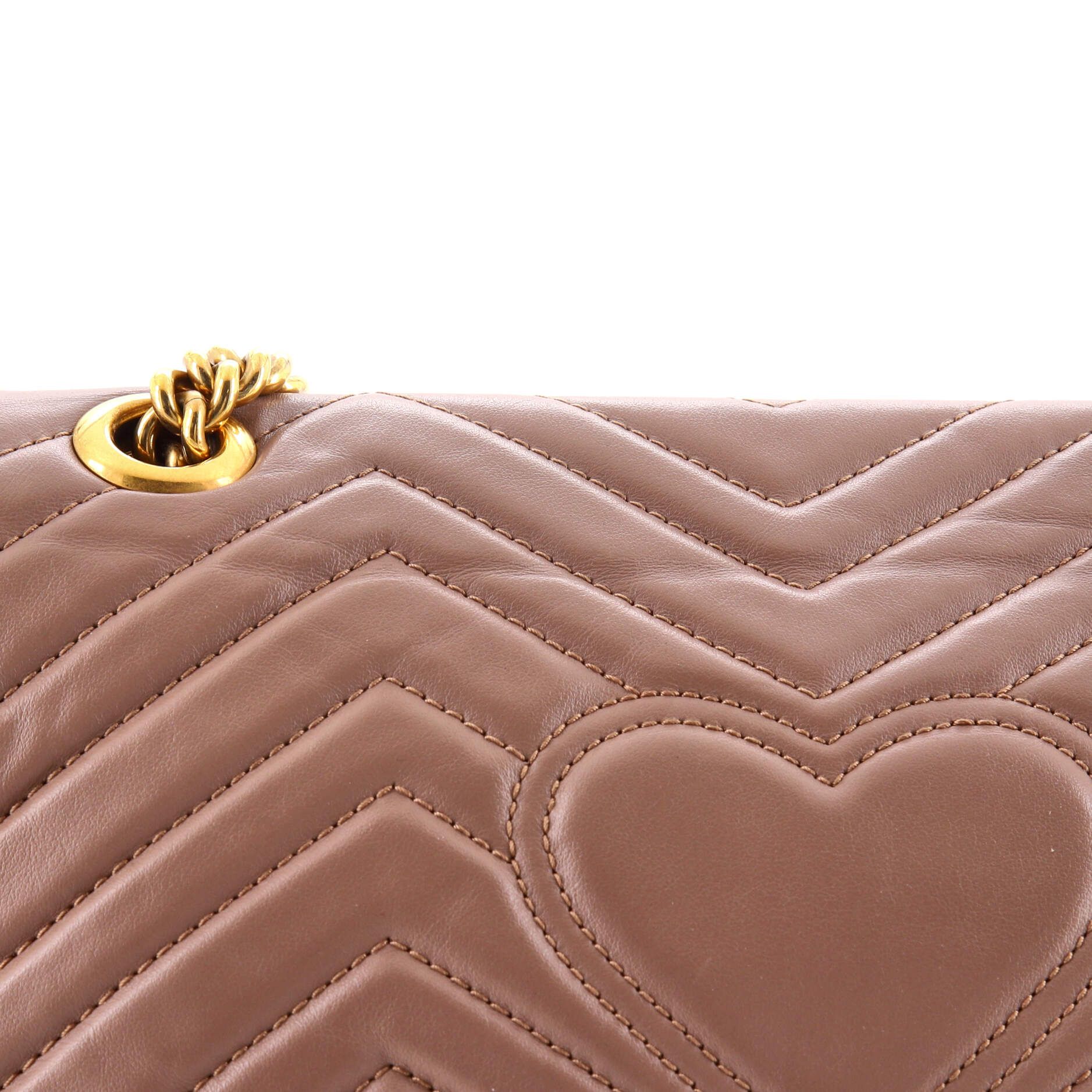 Queen Margaret Top Handle Bag Gg Coated Canvas With Leather Small — view 10