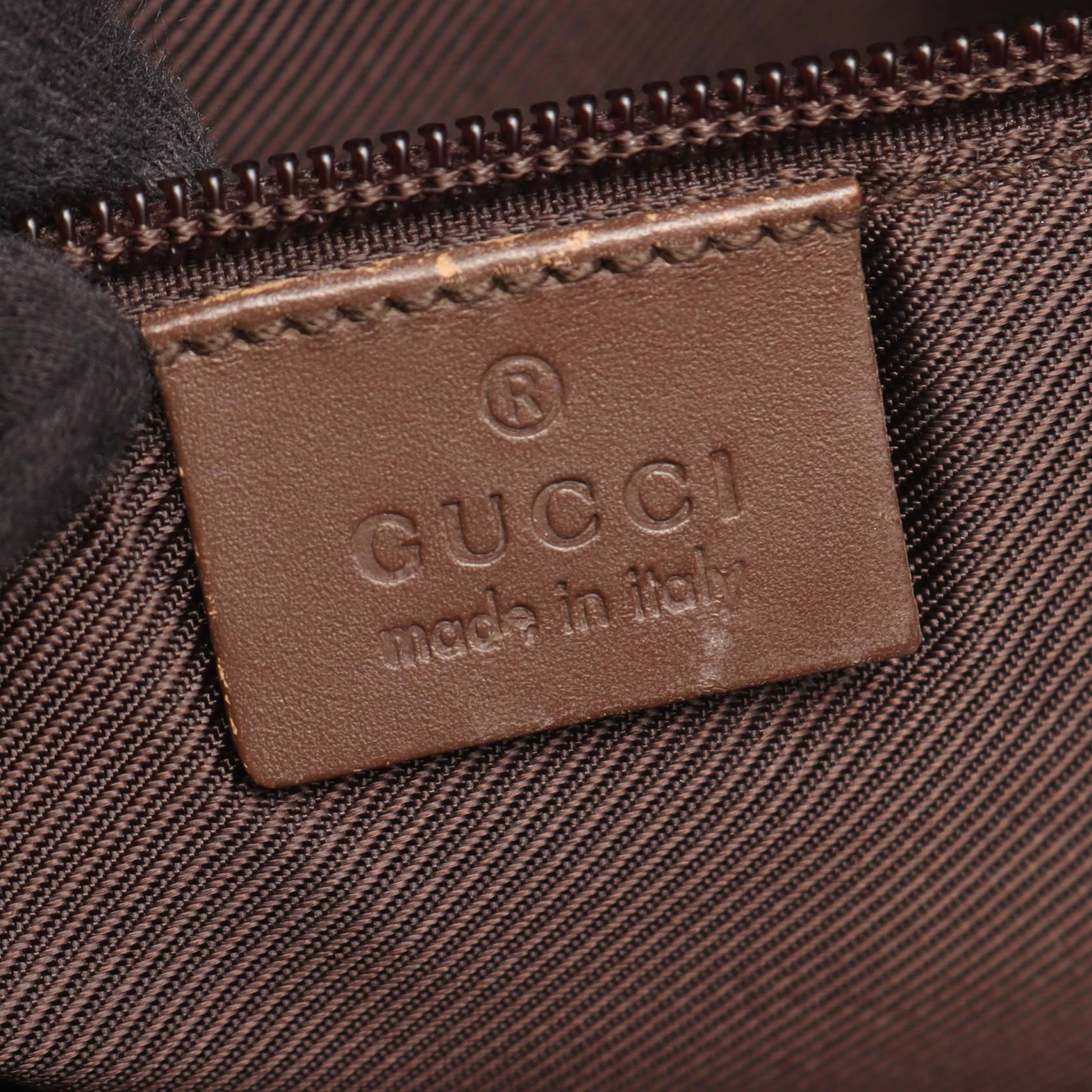 GG Canvas Leather Outside Pocket Large Tote Bag — view 4