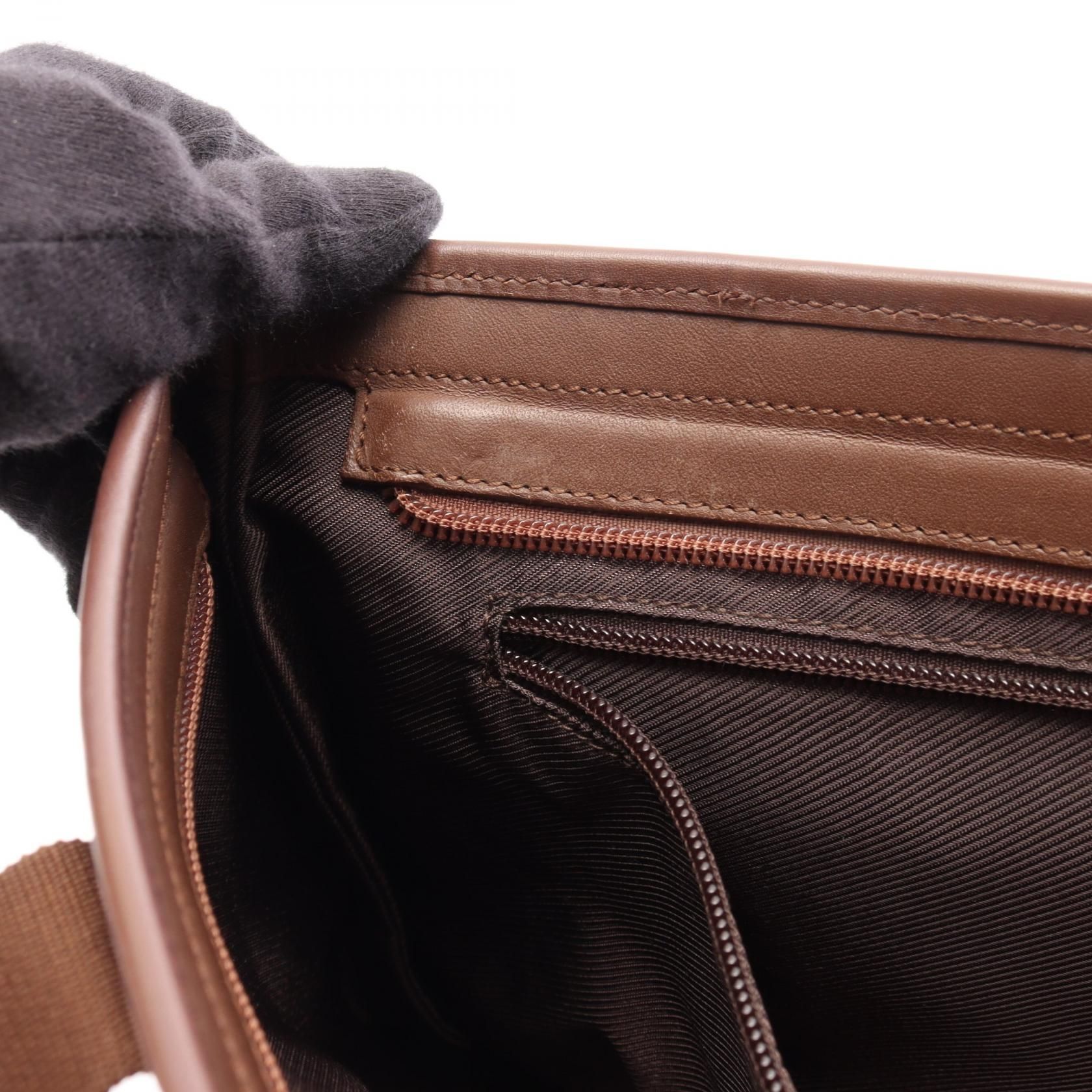 GG Canvas Leather Outside Pocket Large Tote Bag — view 6