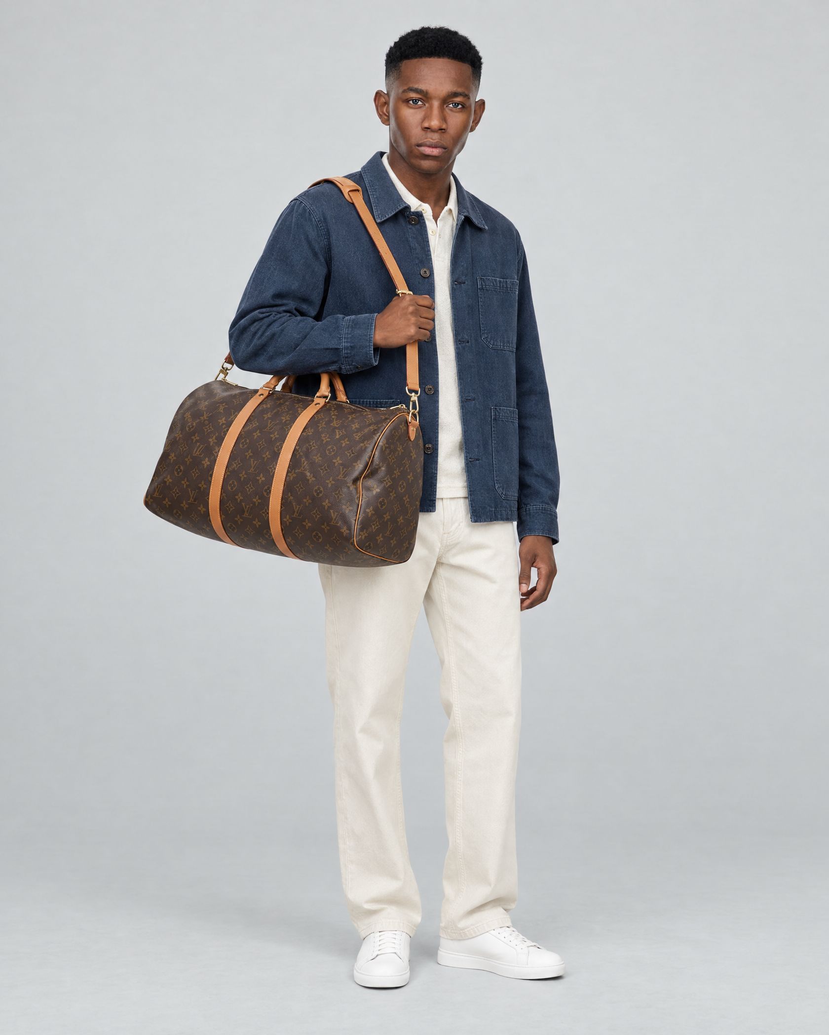 Keepall Bandouliere 55, Monogram — view 16