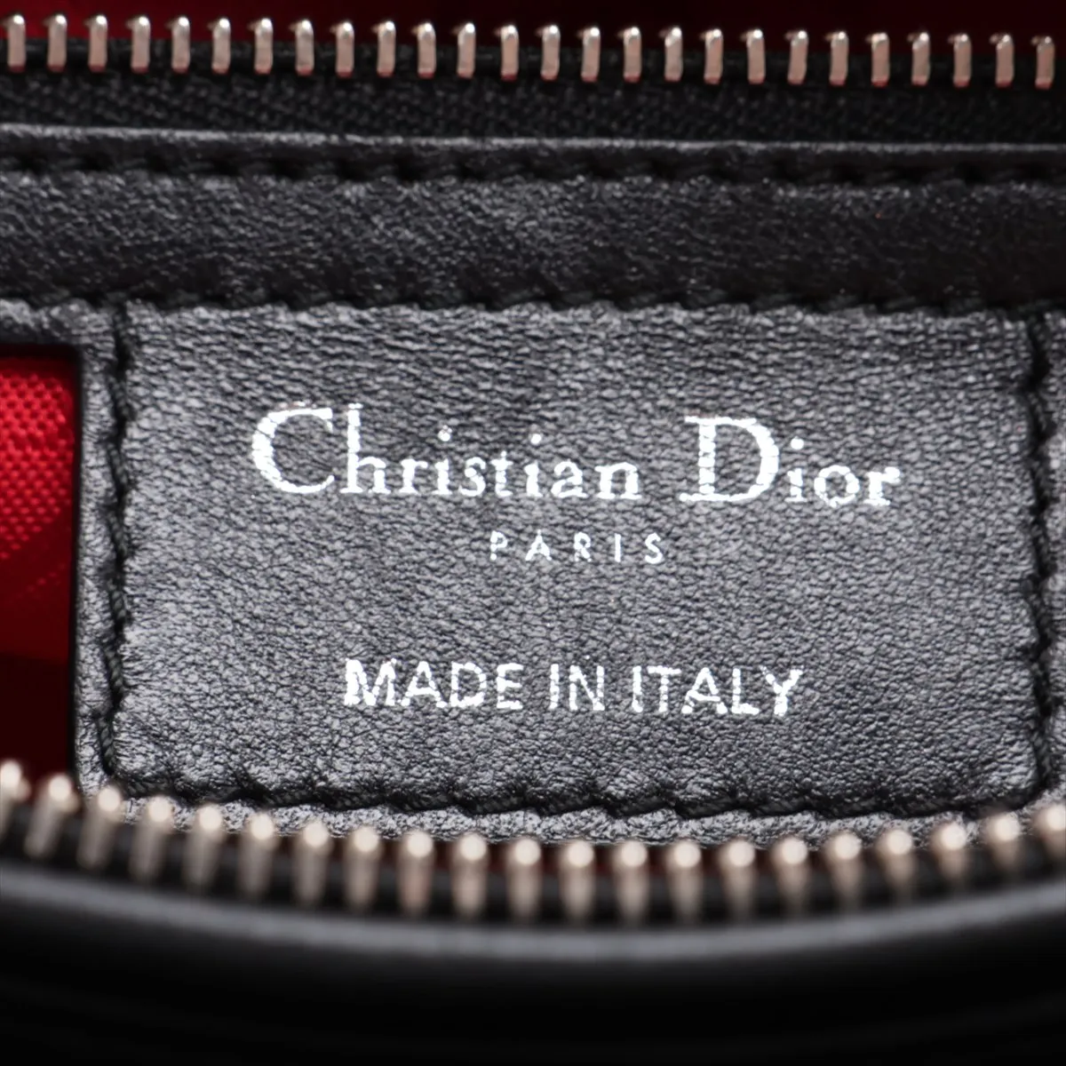 Cannage Lady Dior Leather 2-Way Handbag, Black — view 10