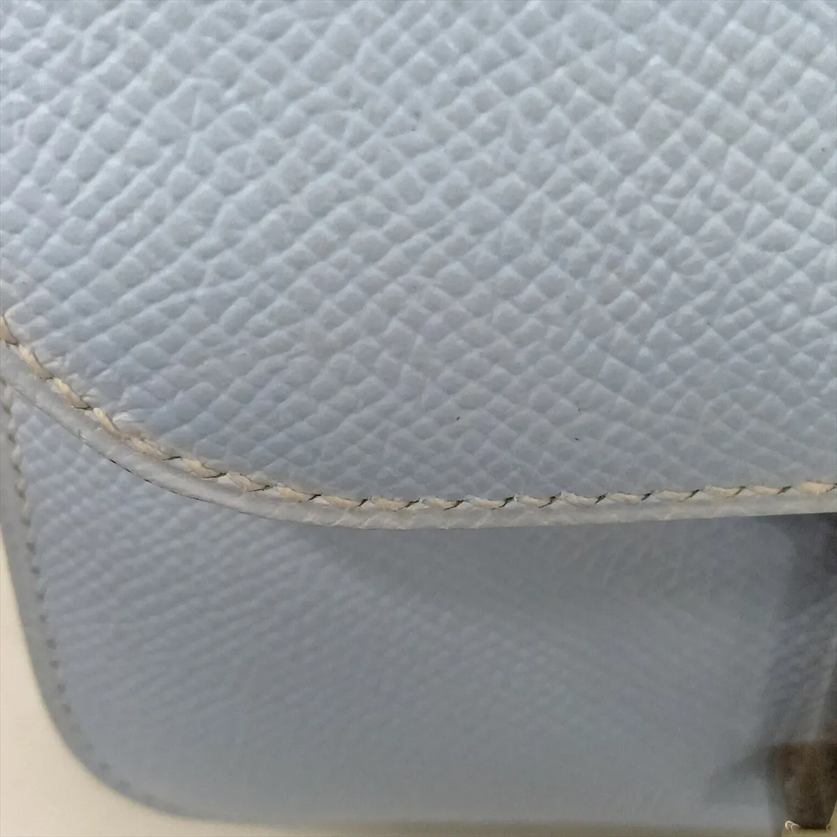 [Individually packaged] Hermes Constance 3 Mini 18 Veau Epsom Blue Brume Silver Hardware Year: 2020 — view 12