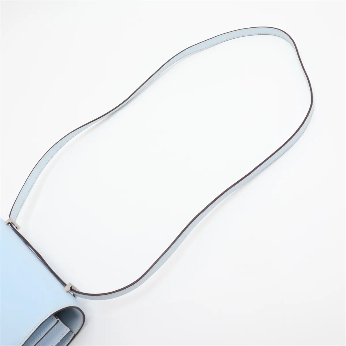 [Individually packaged] Hermes Constance 3 Mini 18 Veau Epsom Blue Brume Silver Hardware Year: 2020 — view 5