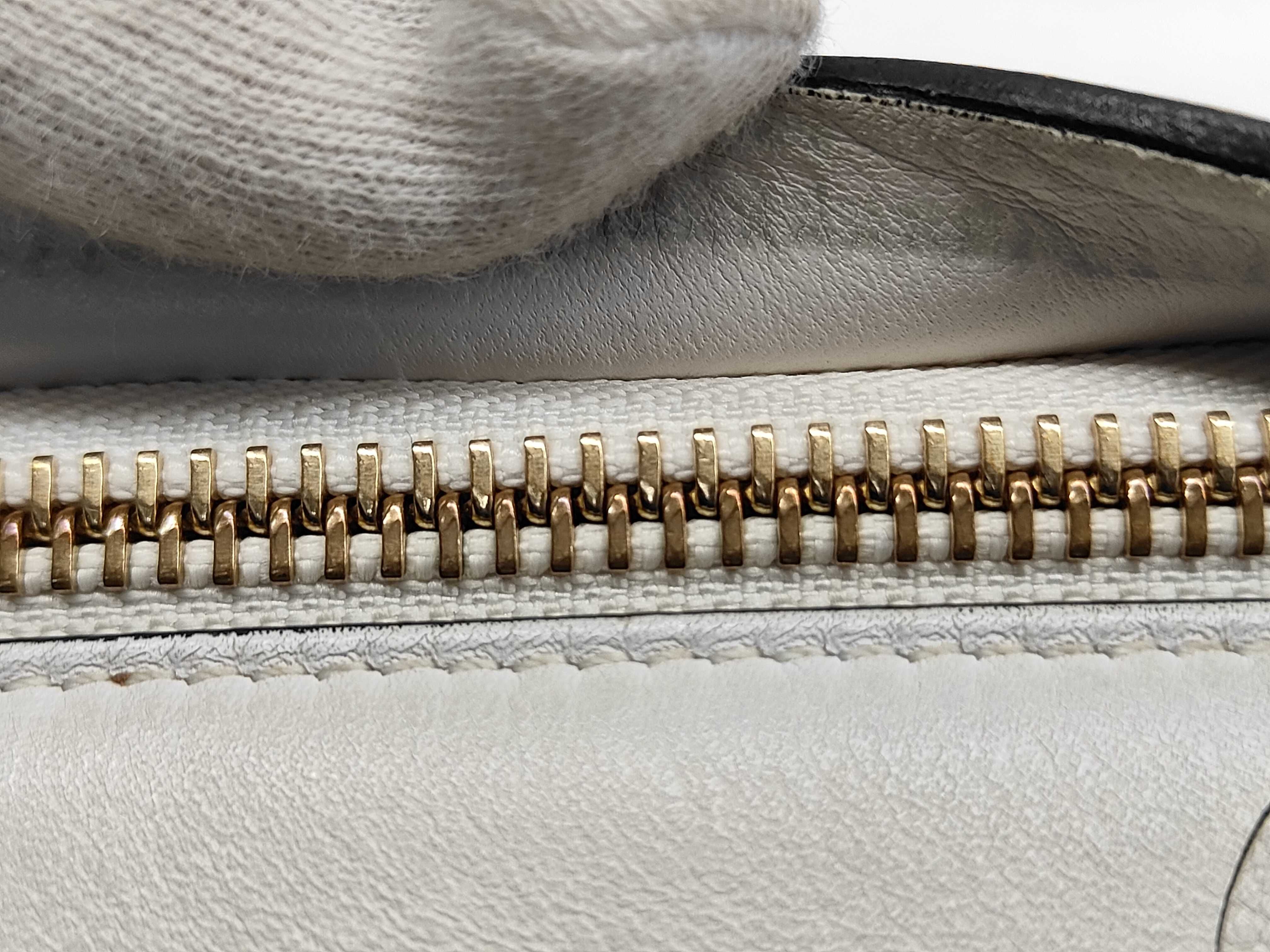 Anagram T Pouch Leather Cat Clutch Bag Second Bag — view 6