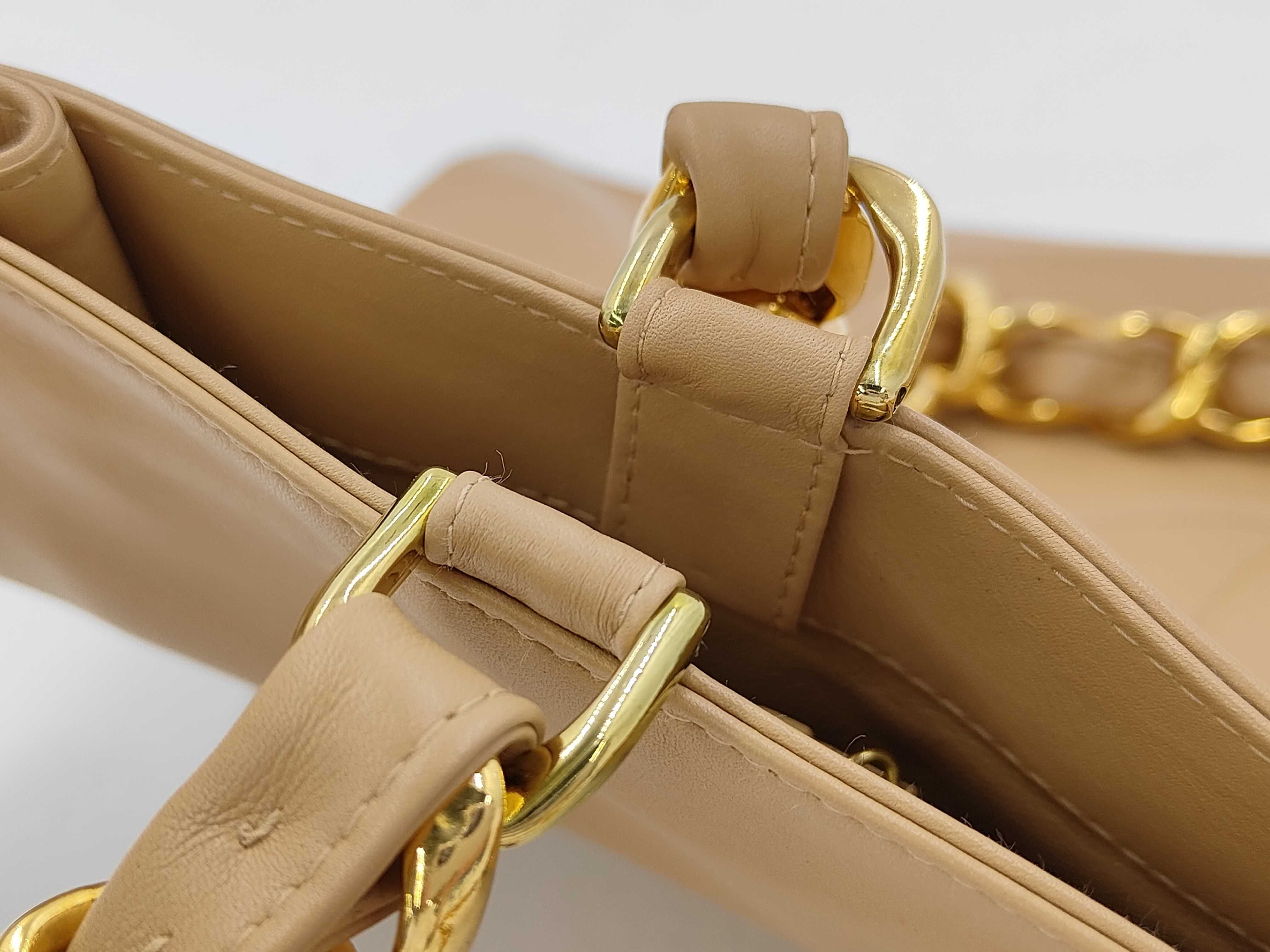 Lambskin Coco Mark Chain Tote Bag — view 5