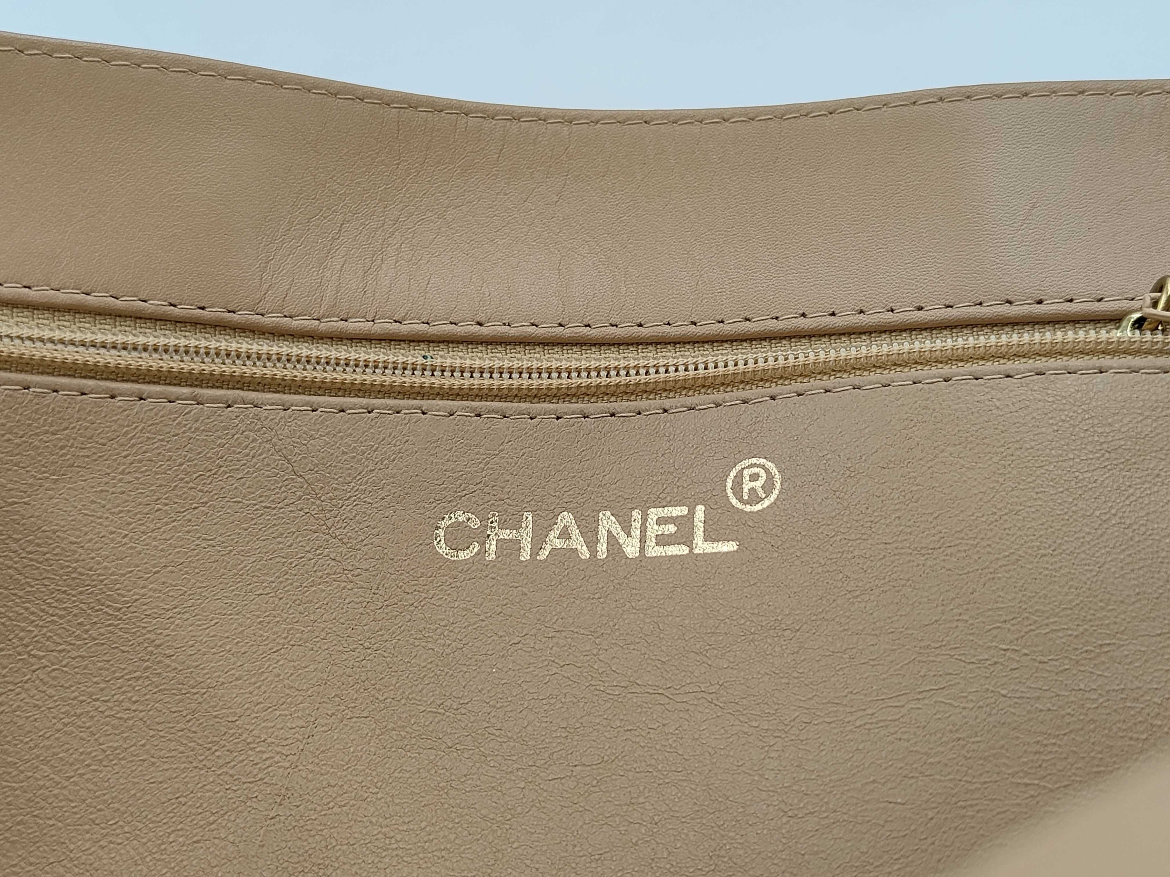 Lambskin Coco Mark Chain Tote Bag — view 9