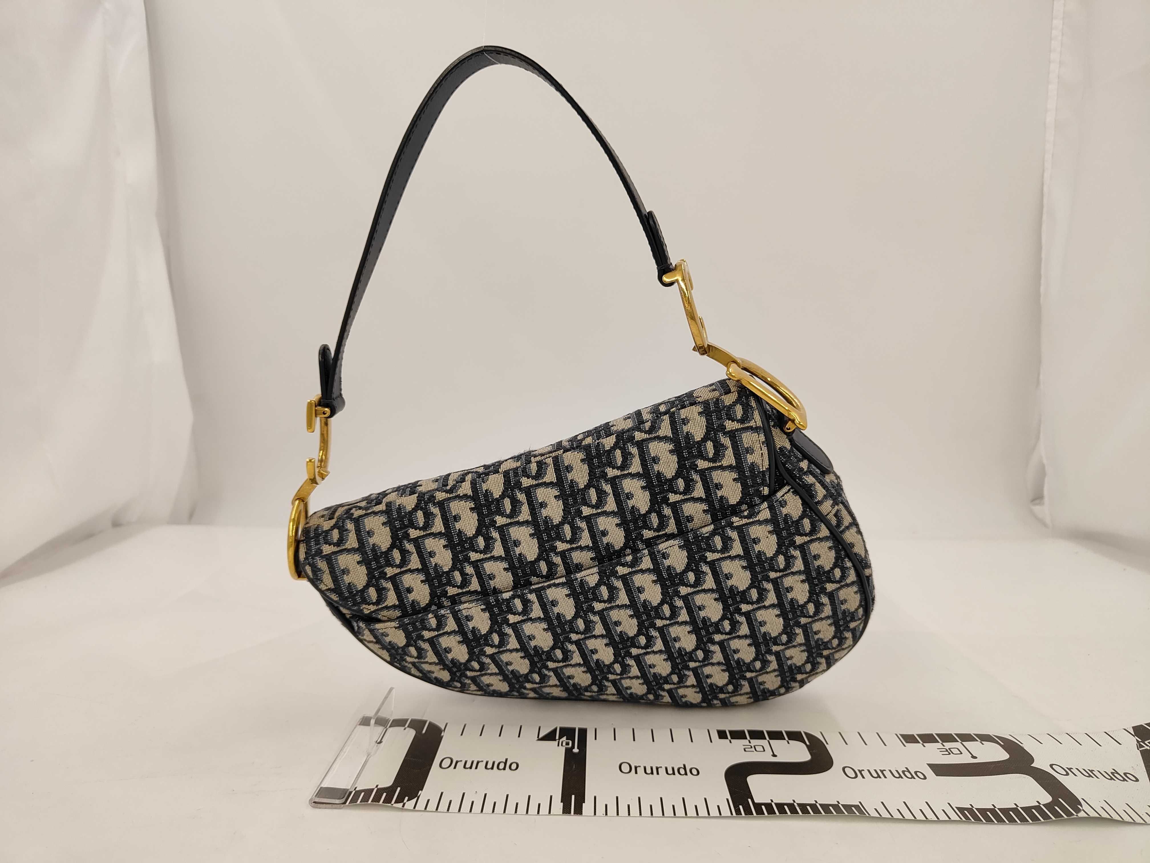 Oblique Saddle Handbag with Strap, Shoulder Bag — view 2