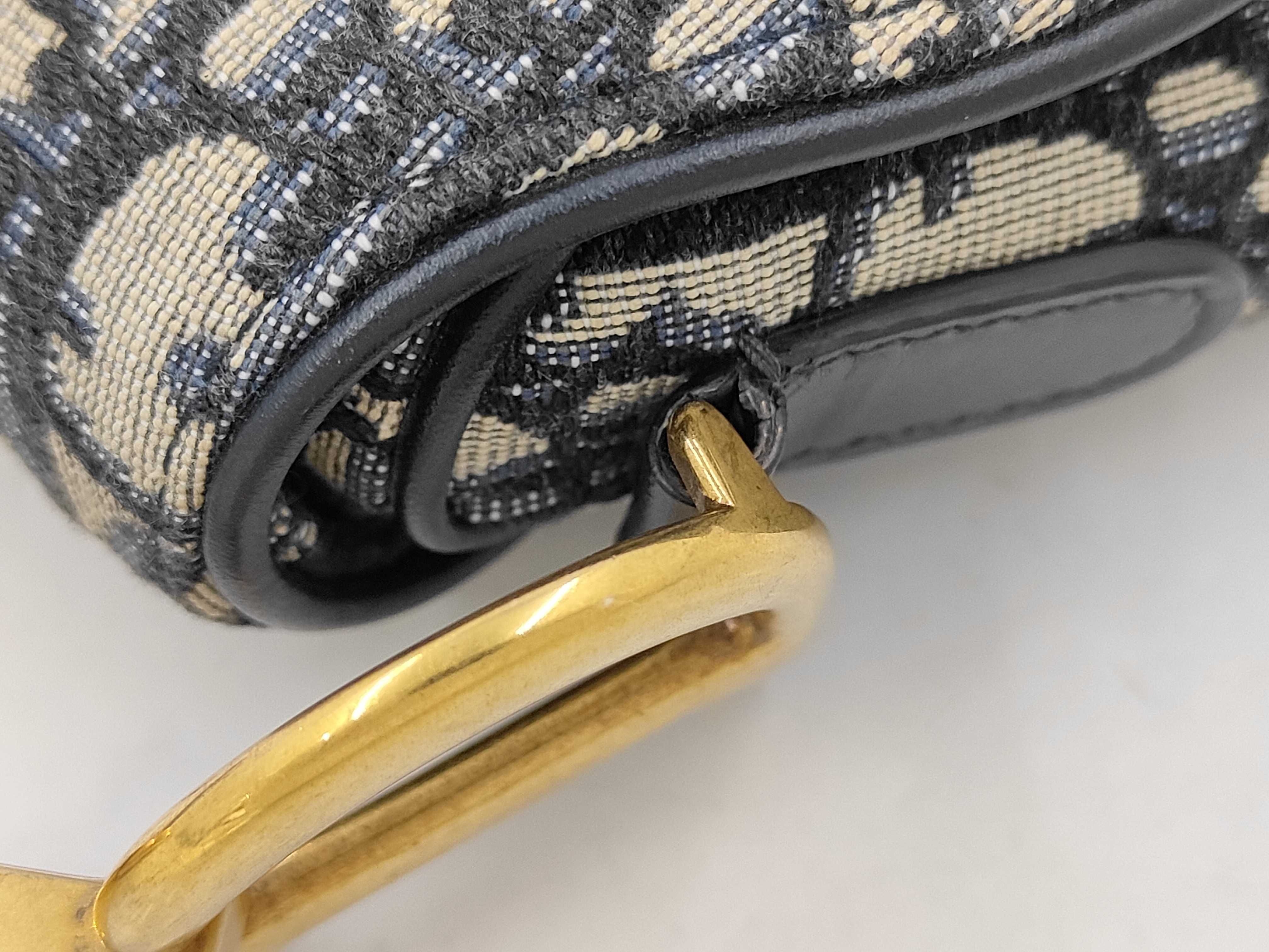 Oblique Saddle Handbag with Strap, Shoulder Bag — view 5