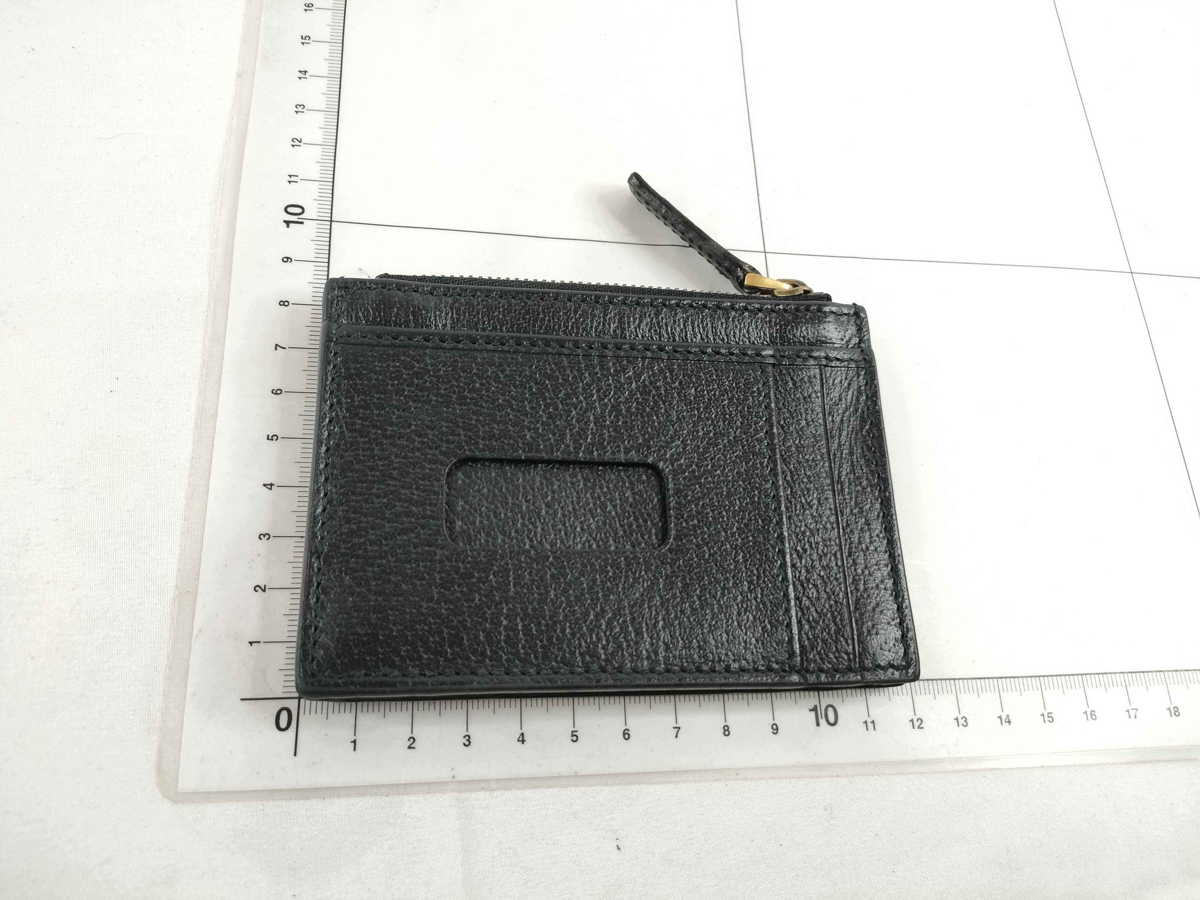 Leather Interlocking G Fragment Case 9 Card Case — view 2