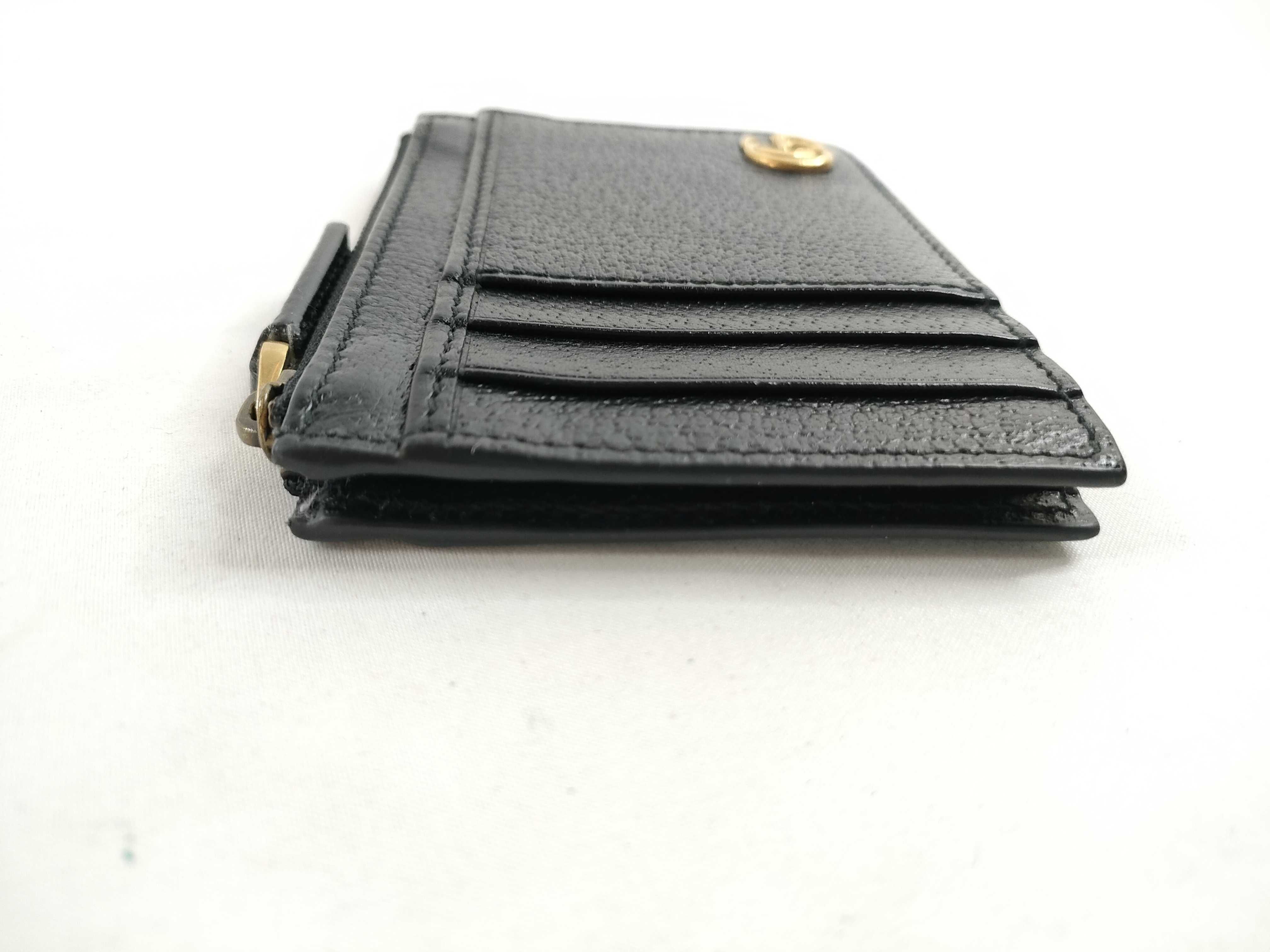 Leather Interlocking G Fragment Case 9 Card Case — view 6