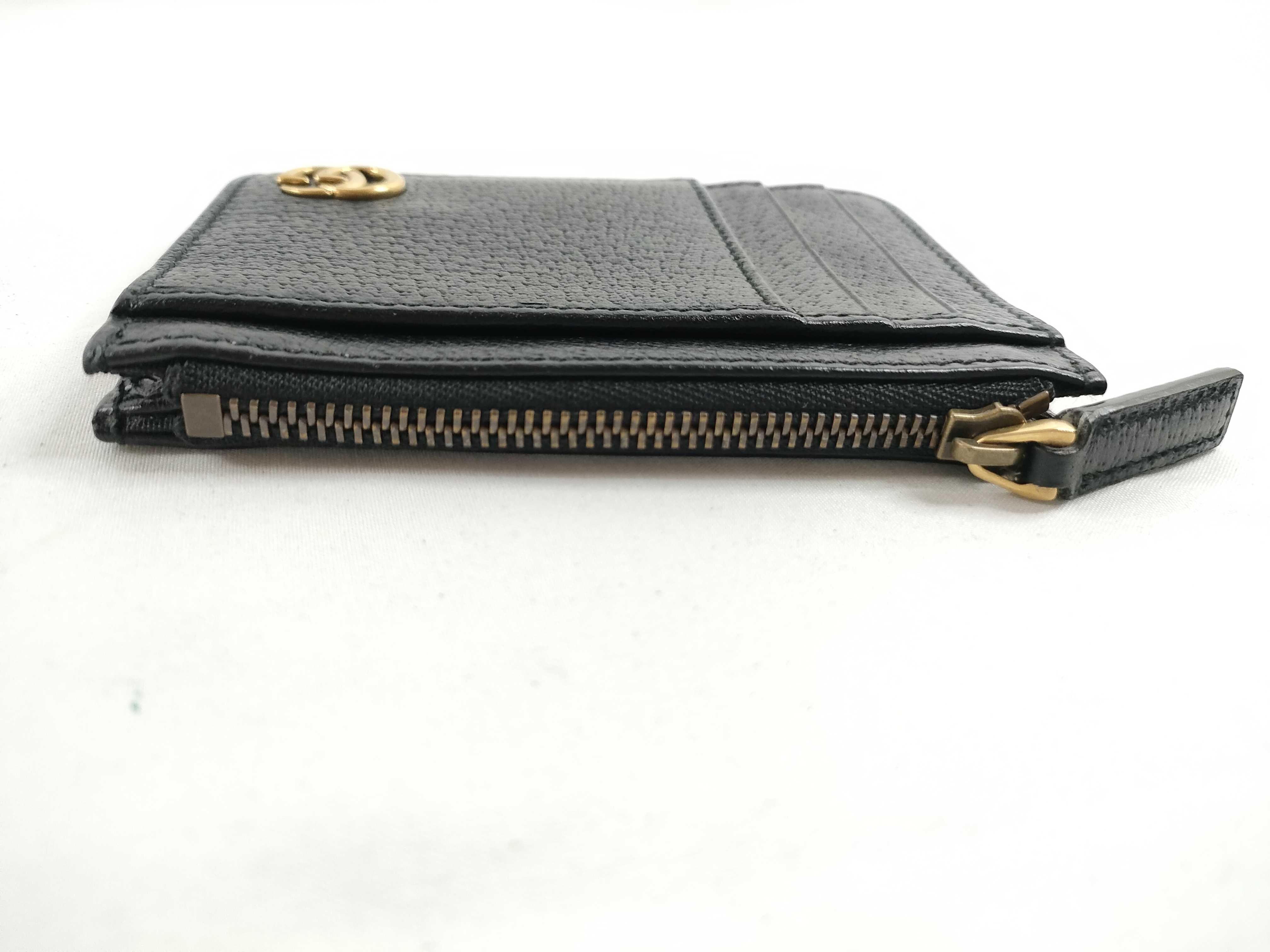 Leather Interlocking G Fragment Case 9 Card Case — view 7