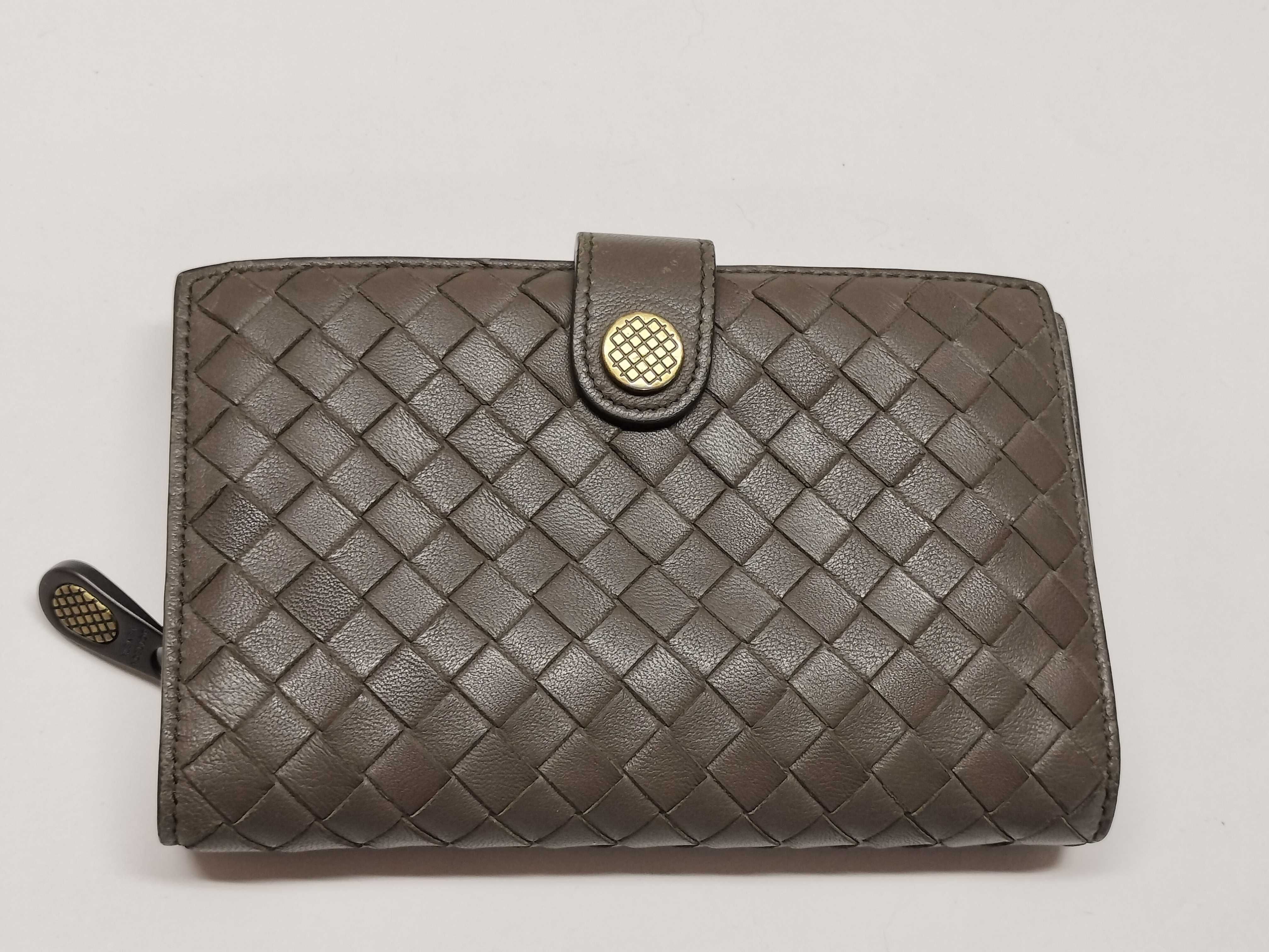 Intrecciato Bifold Wallet Brown Wallet