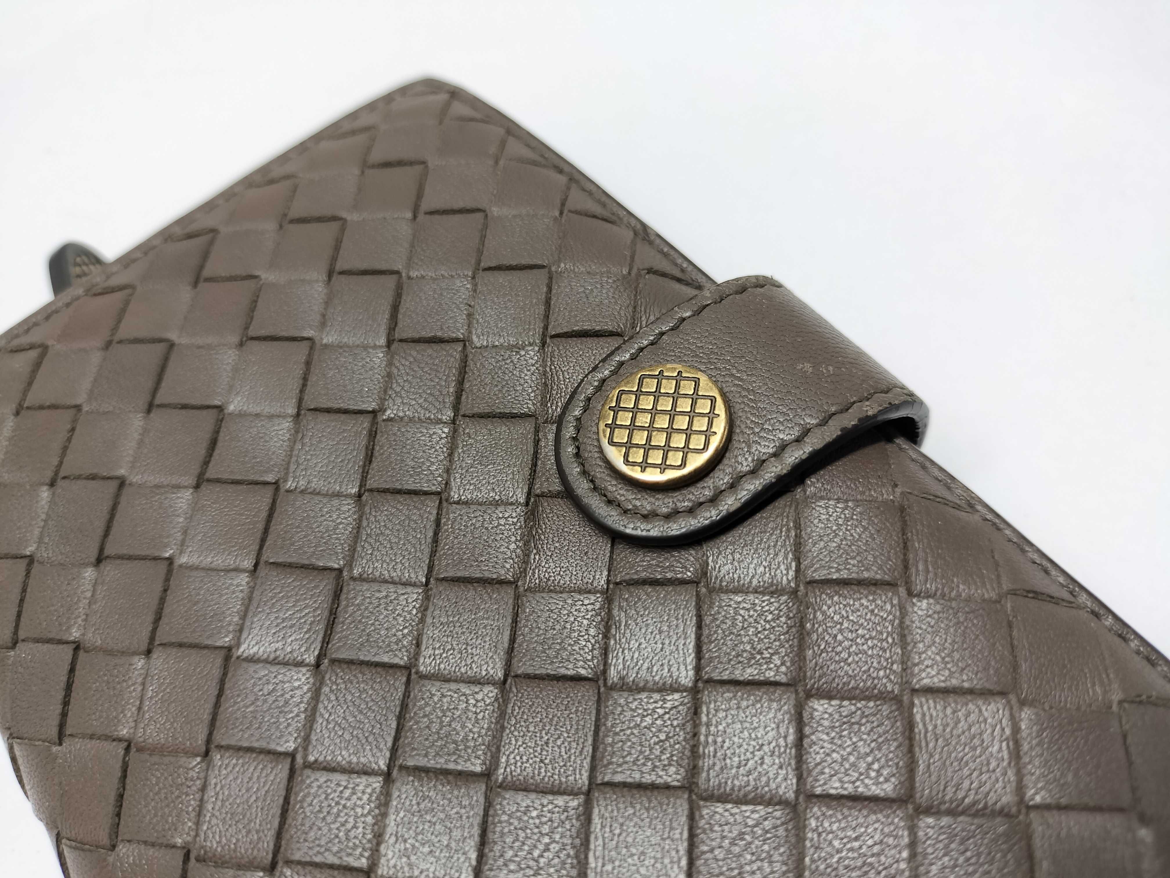 Intrecciato Bifold Wallet Brown Wallet — view 7