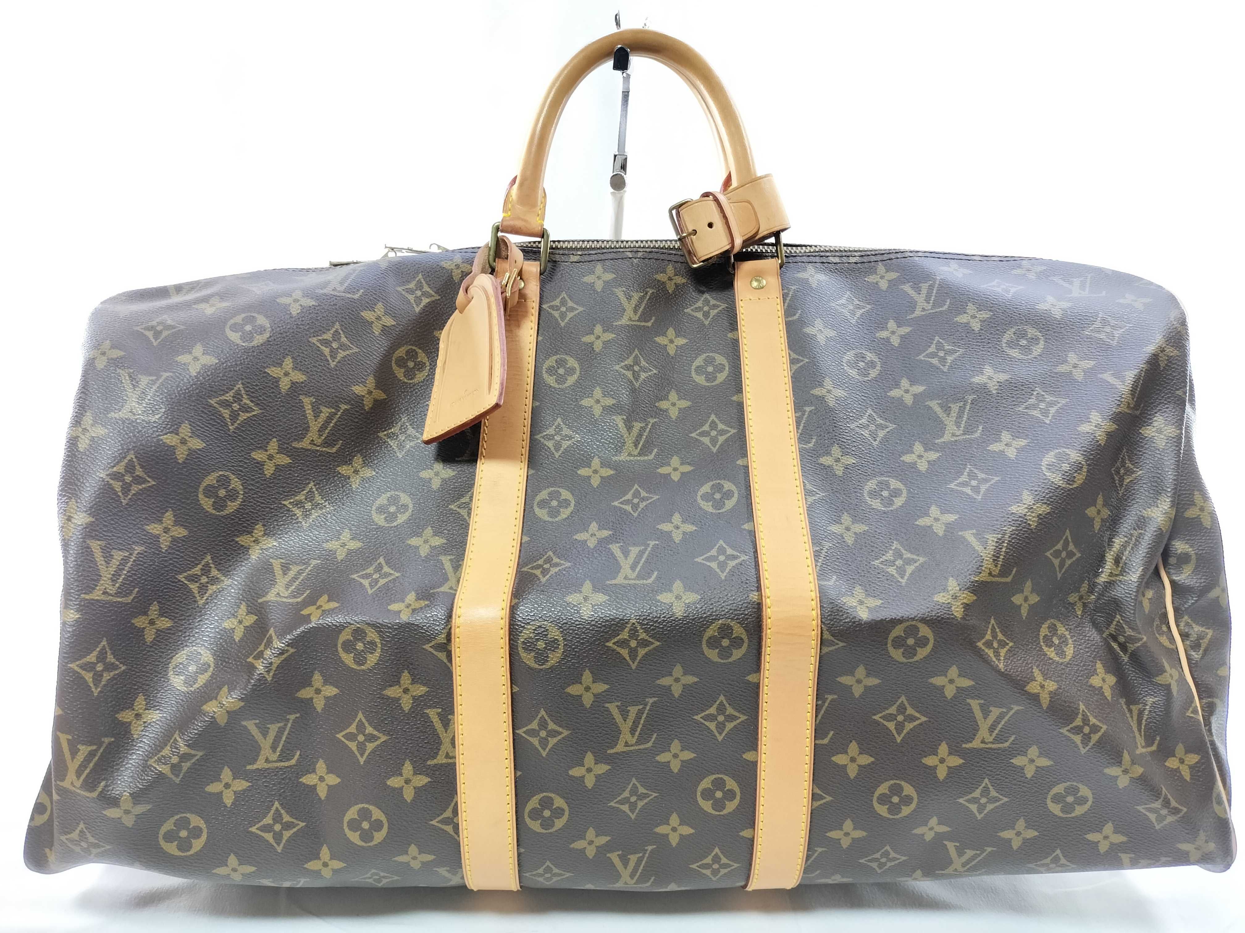 Monogram Keepall Bandouliere 55 Boxed Boston Bag