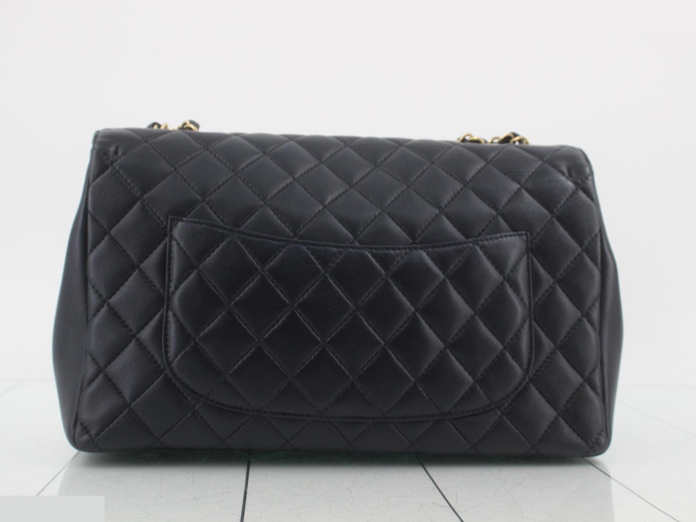 Leather Coco Mark Turnlock Chain Shoulder Bag — view 2