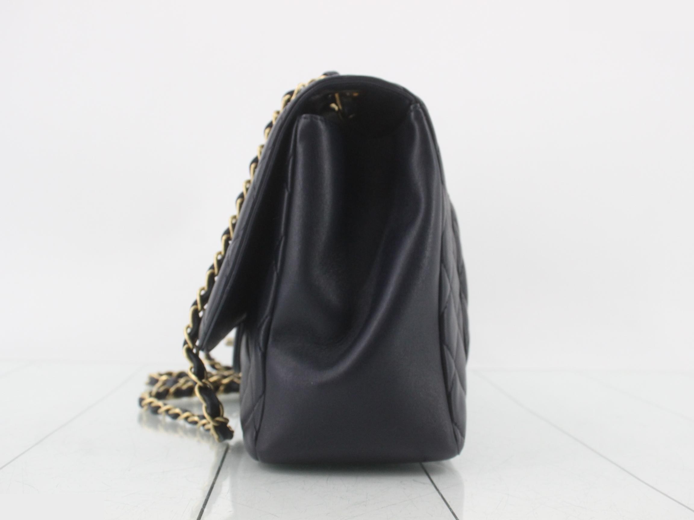 Leather Coco Mark Turnlock Chain Shoulder Bag — view 4
