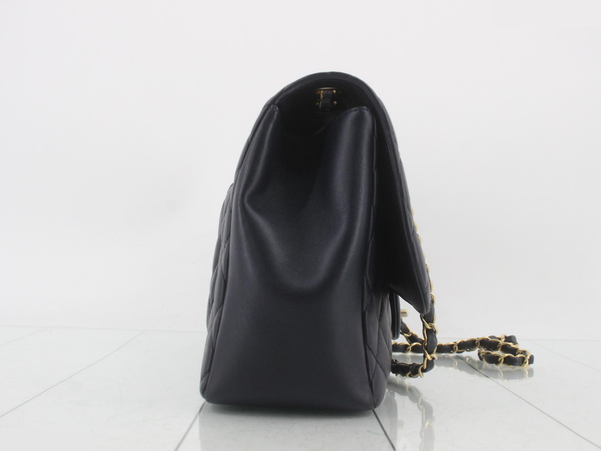 Leather Coco Mark Turnlock Chain Shoulder Bag — view 5