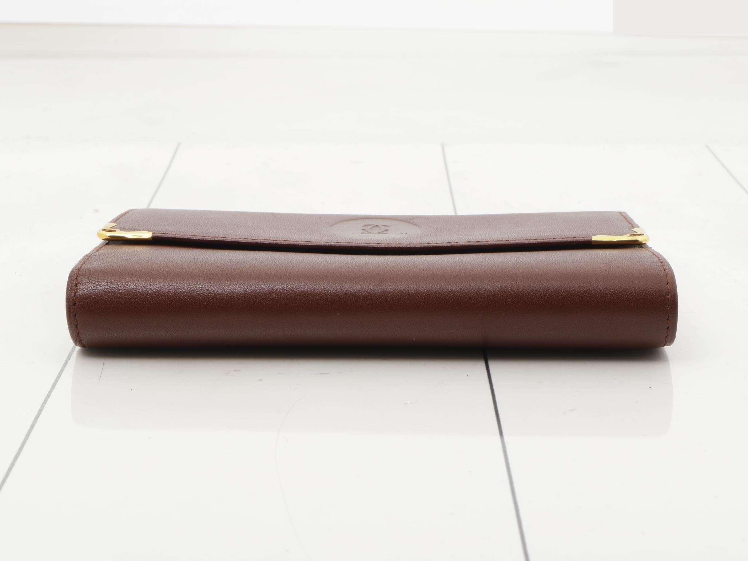 Must Line (Bag) Tri-fold Wallet Red — view 3