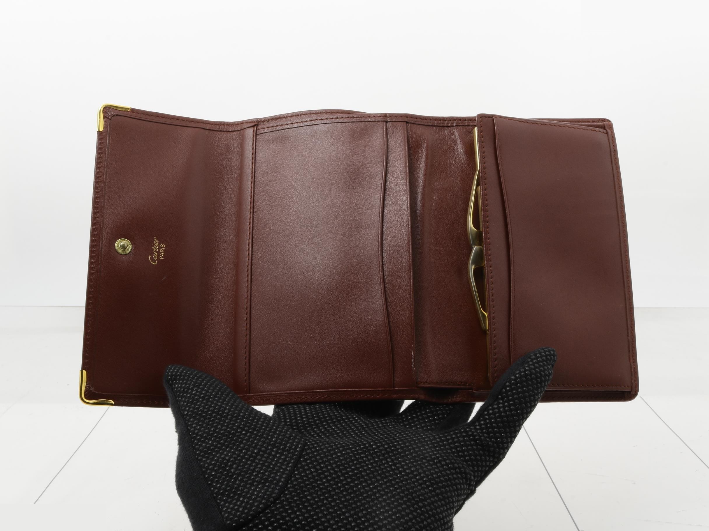 Must Line (Bag) Tri-fold Wallet Red — view 4