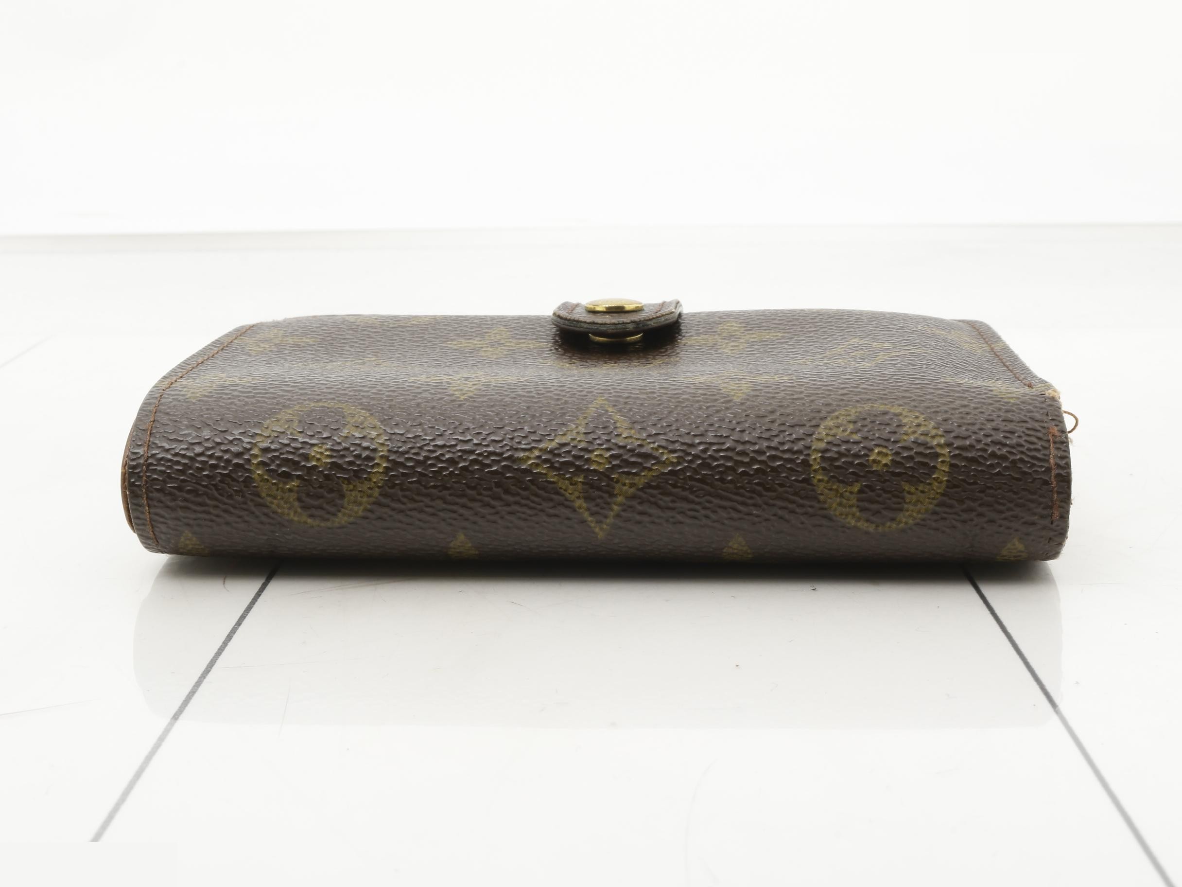 M61663 Portemonnaie Bieviennois Bi-fold Wallet Monogram Brown — view 3