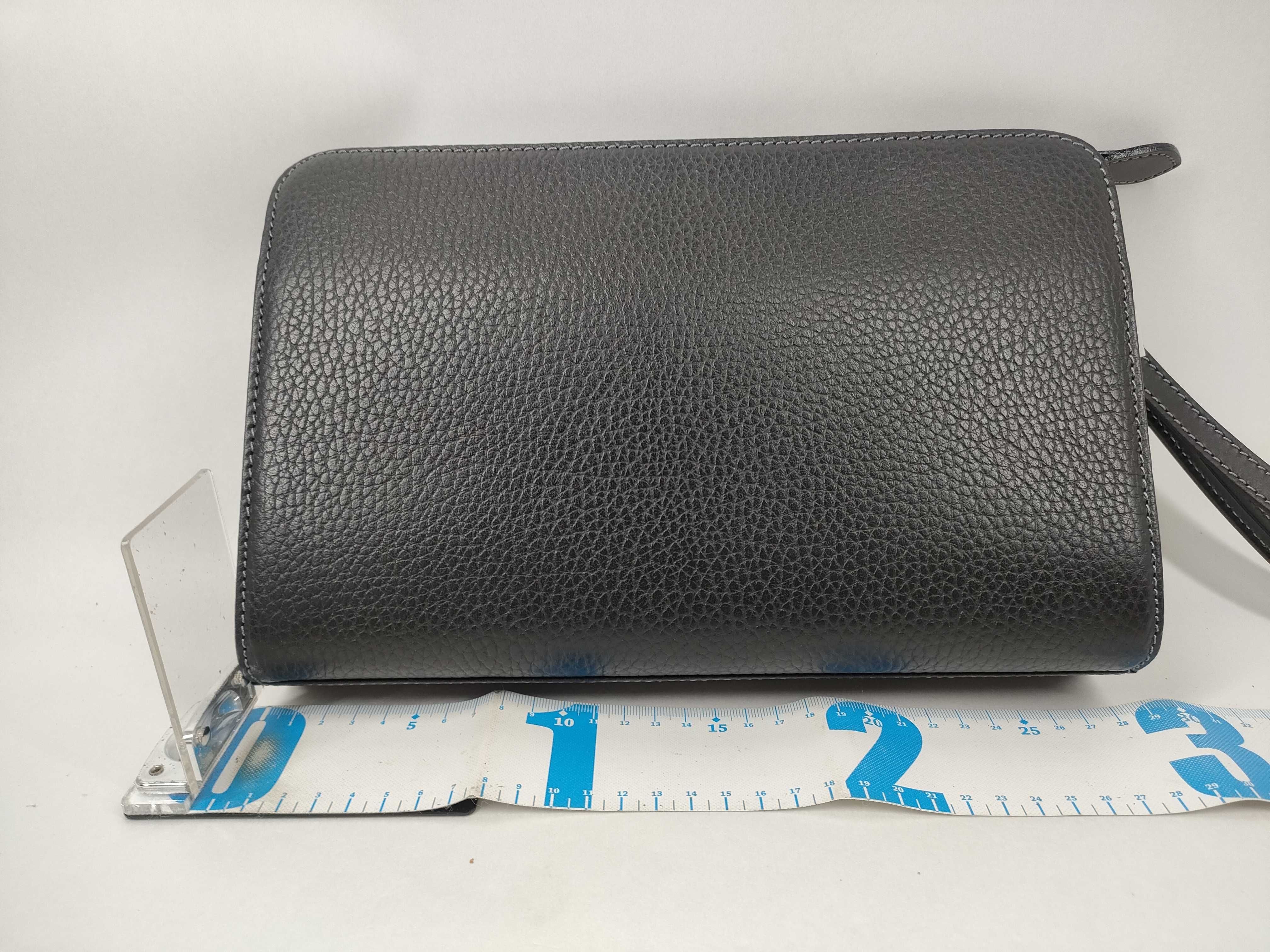 clutch bag unused item leather clutch bag — view 2