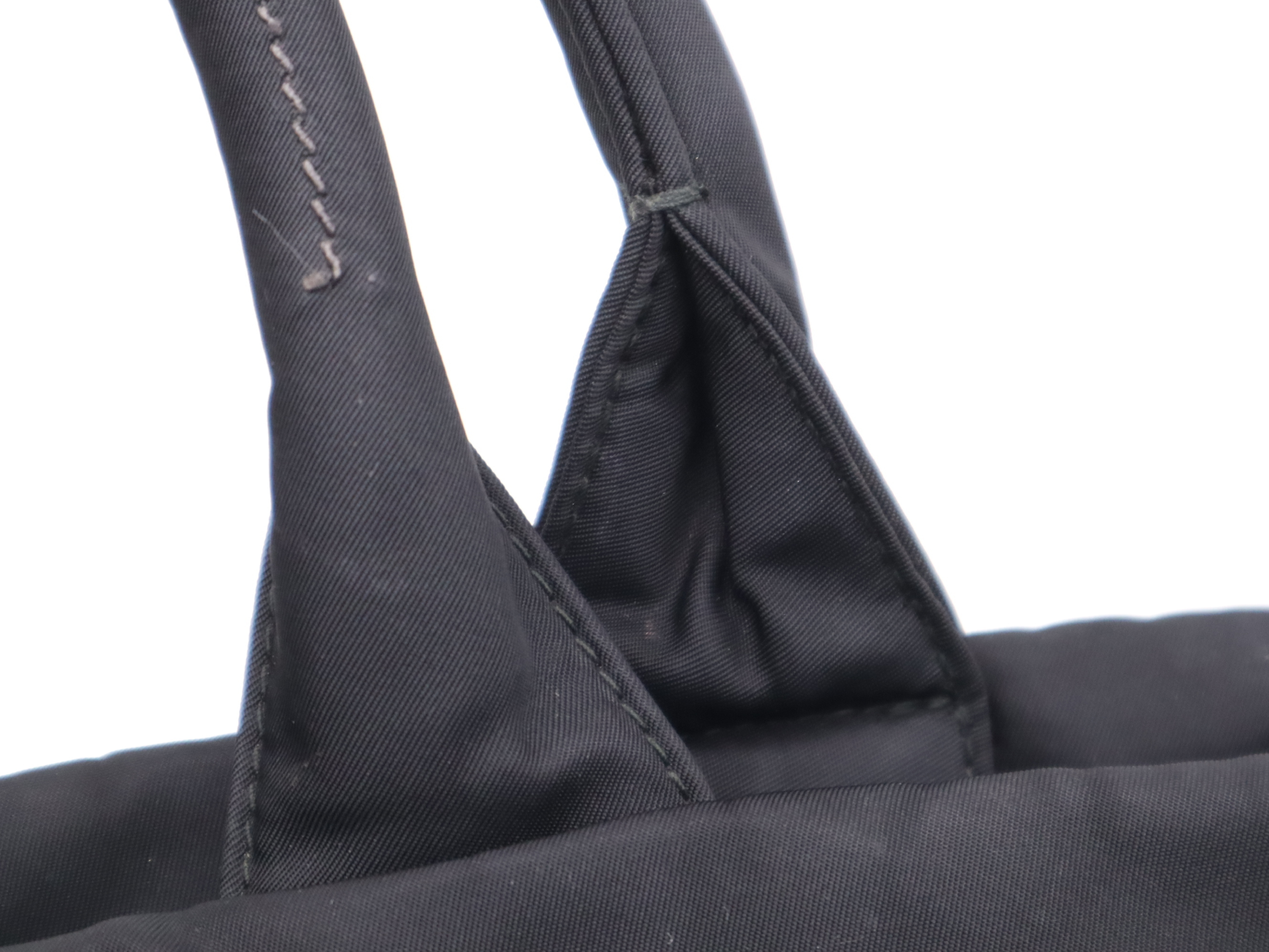 Nylon 2-Way Handbag with Shoulder Strap and Clochette — view 8