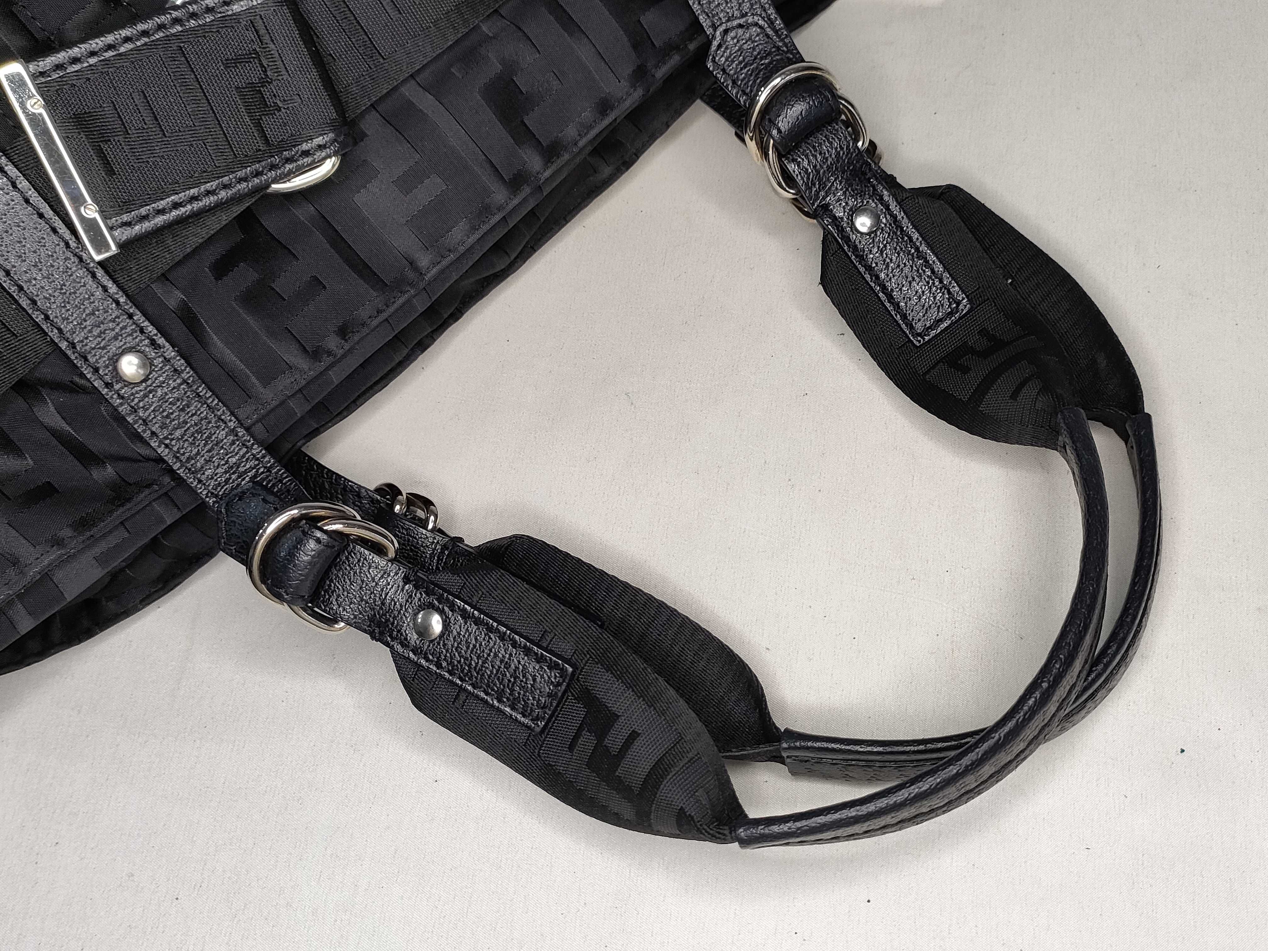 Zucca pattern nylon leather shoulder bag 8BH143 shoulder bag — view 3