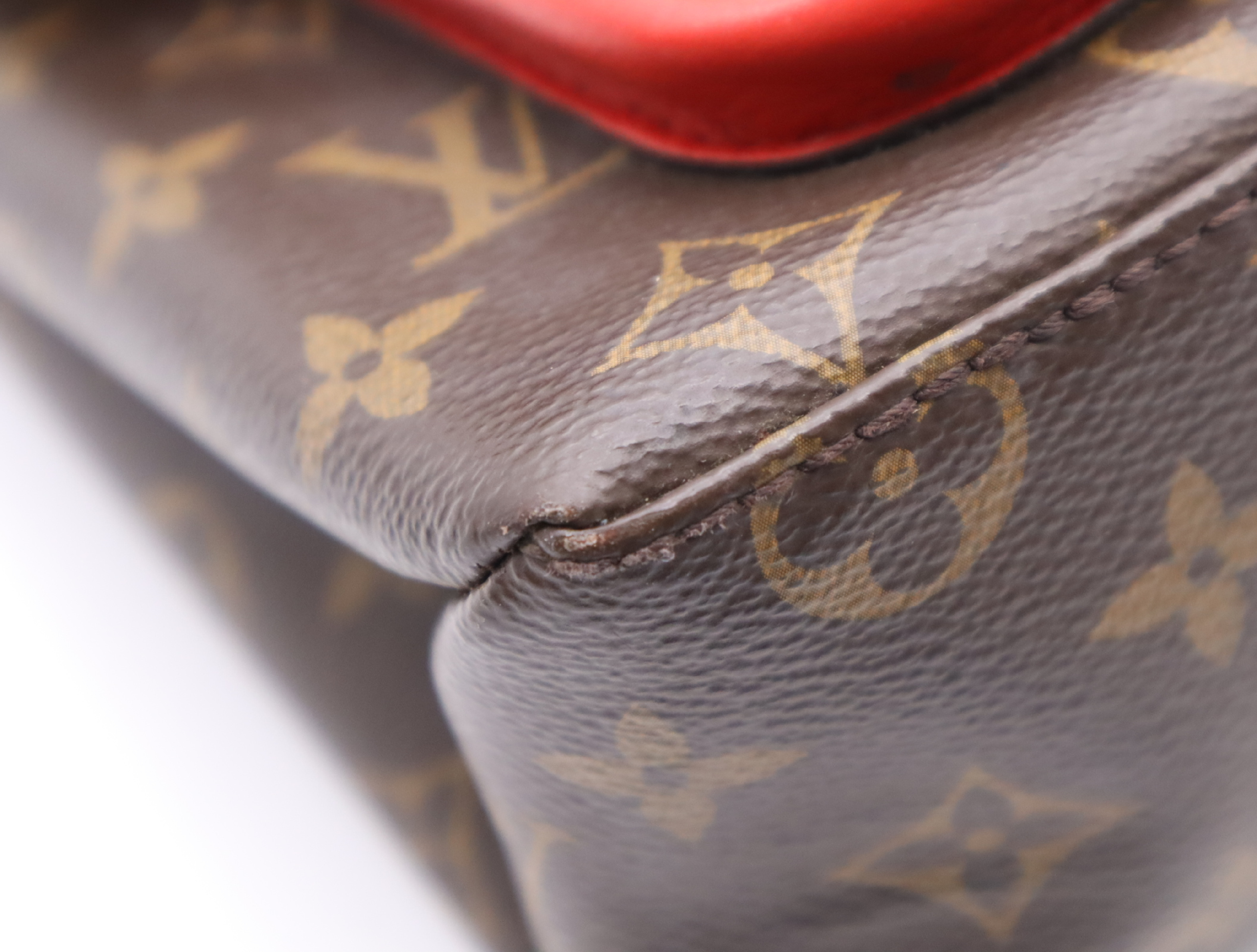 M44286 Monogram Marignan Coquelicot Handbag with Shoulder Strap — view 6