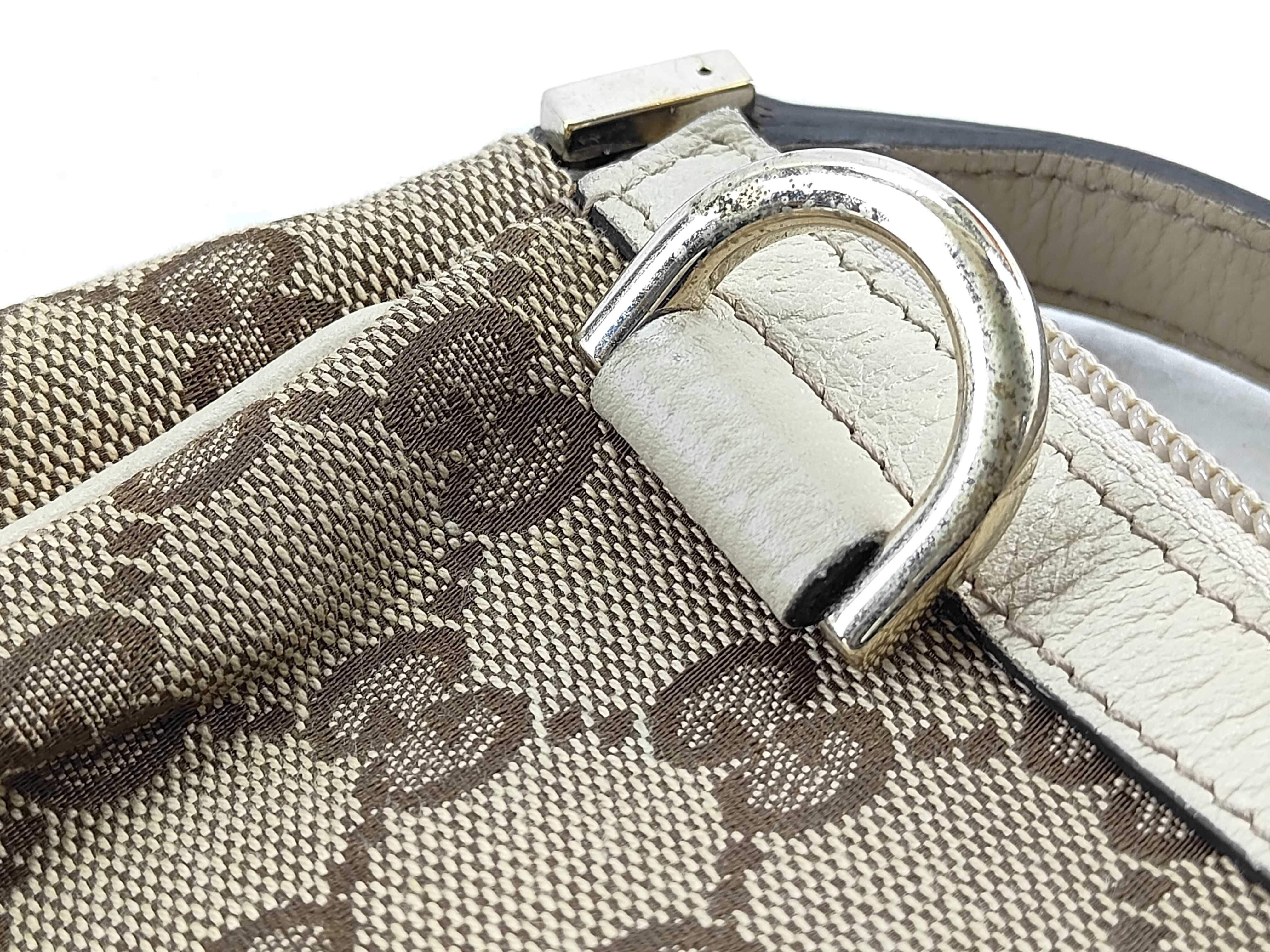 GG Canvas White GG Canvas Monogram Underarm Bag Shoulder Bag — view 15