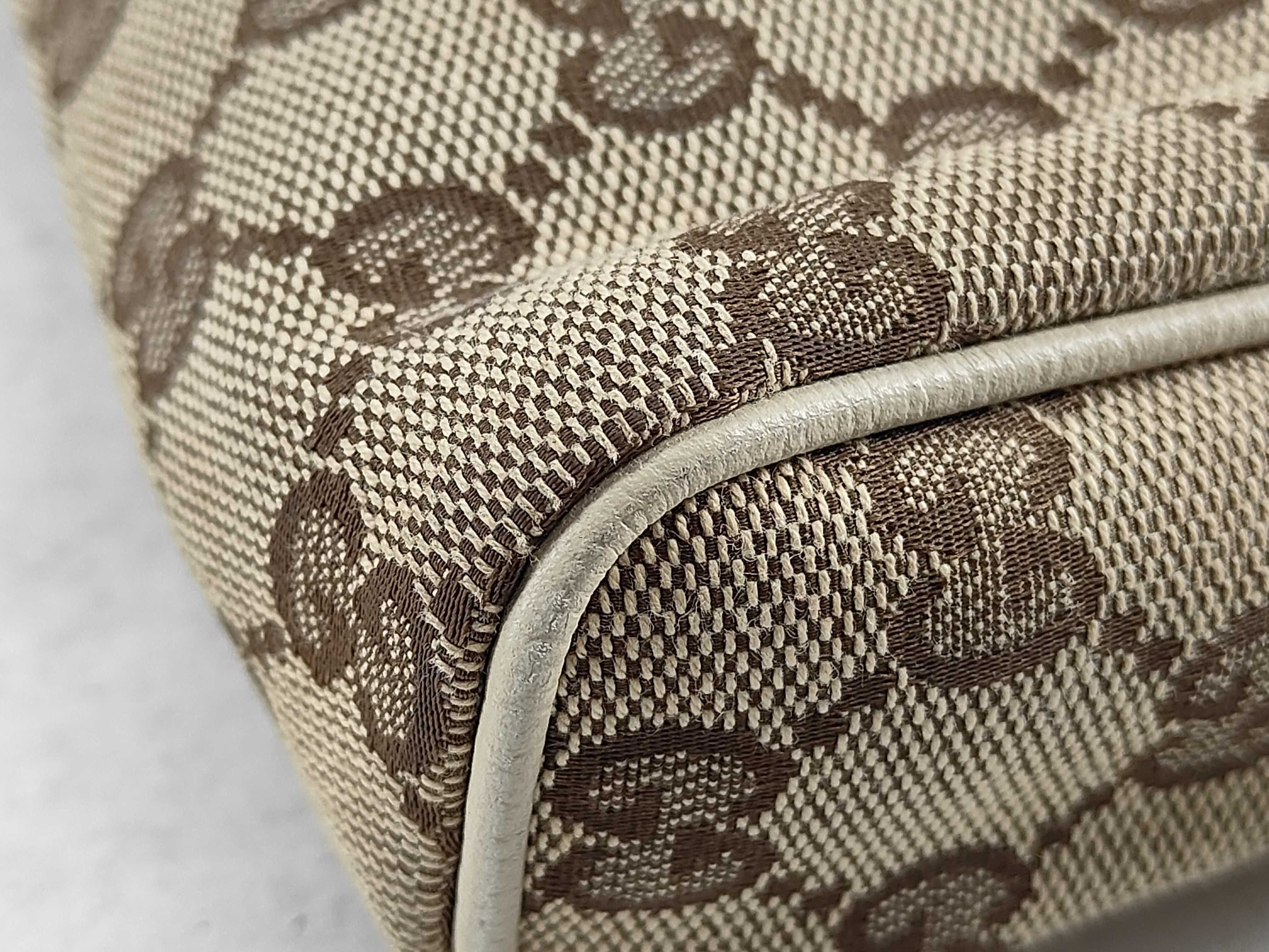 GG Canvas White GG Canvas Monogram Underarm Bag Shoulder Bag — view 8