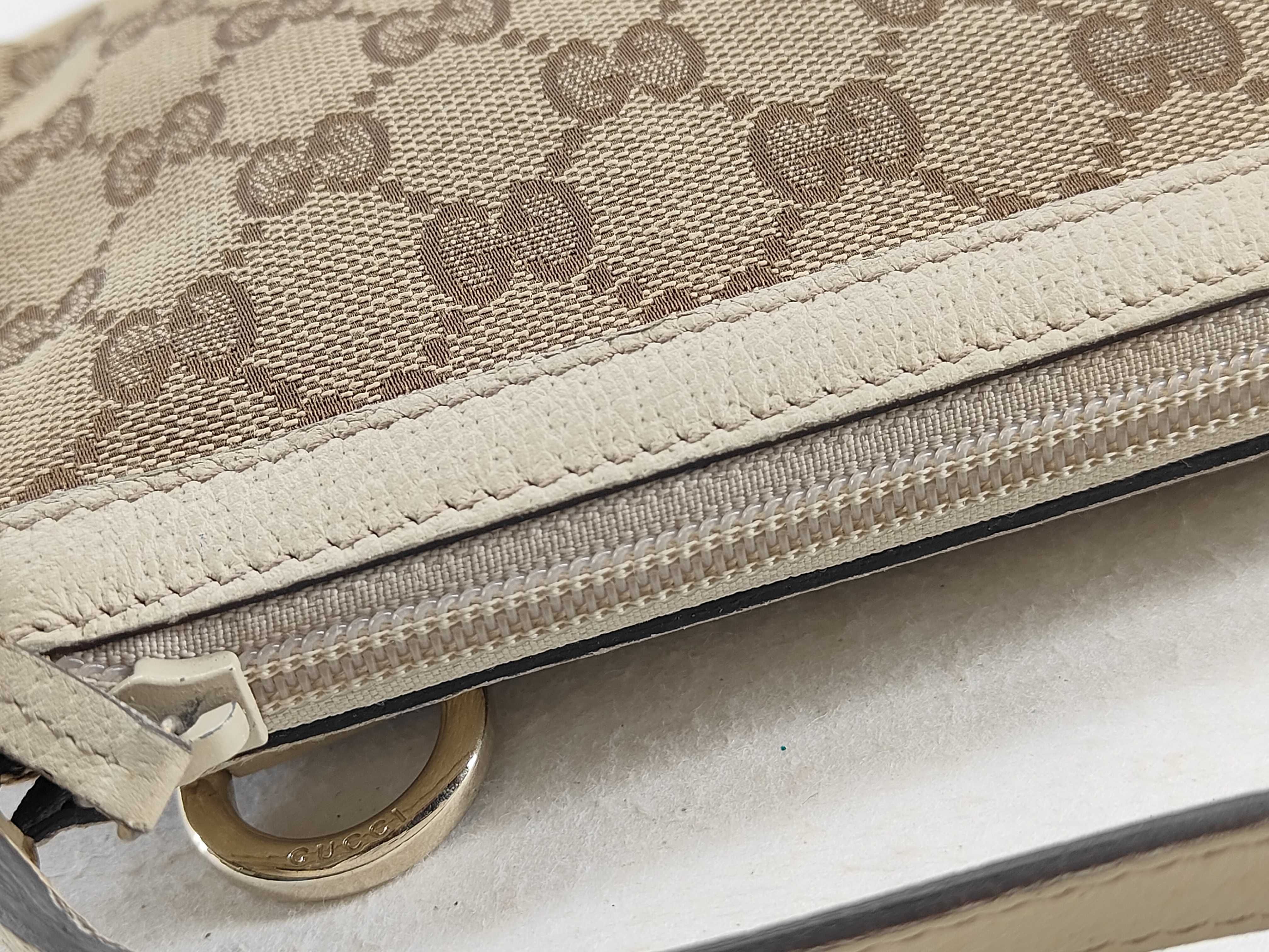 GG Canvas White GG Canvas Monogram Underarm Bag Shoulder Bag — view 10