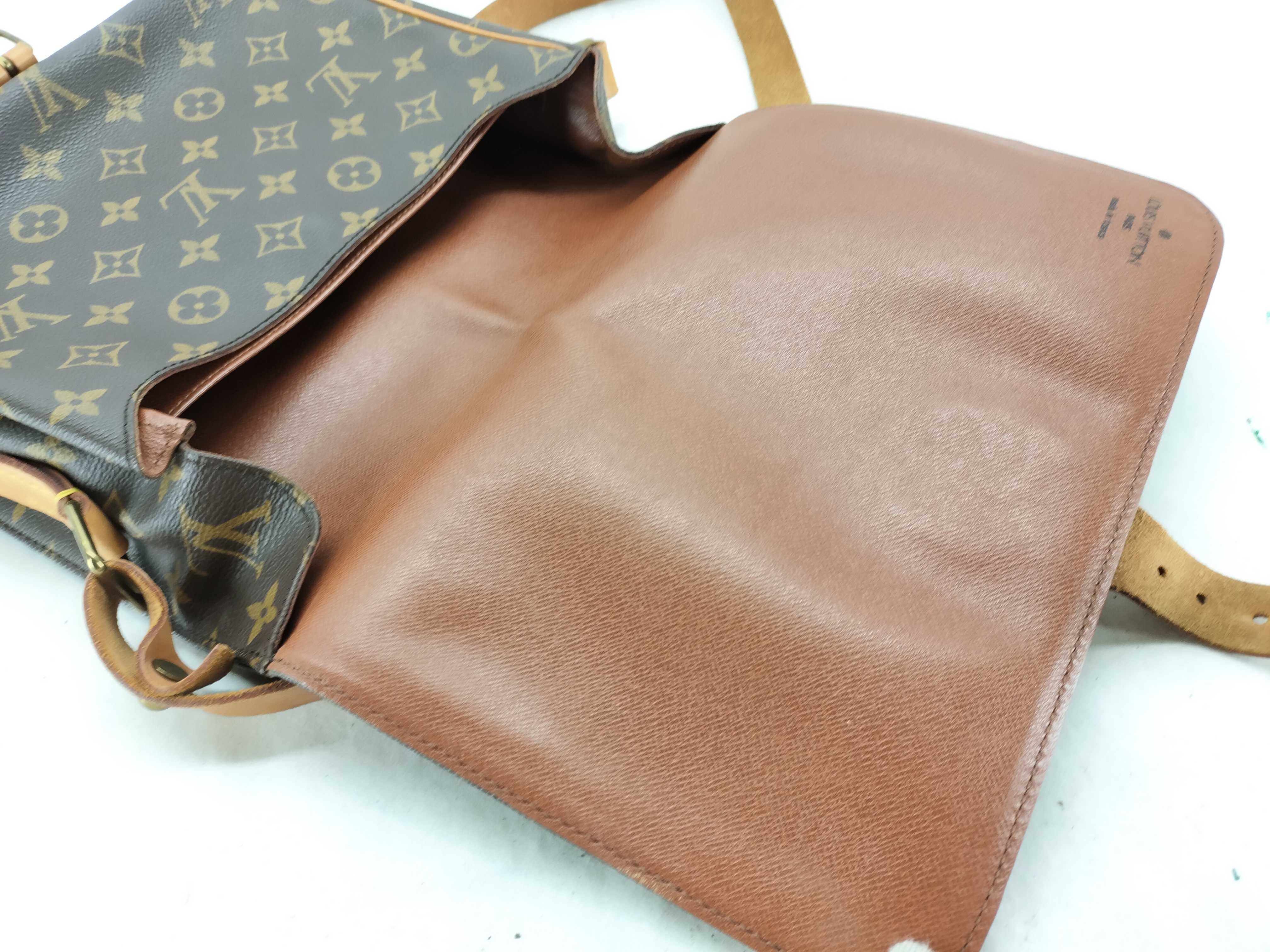 Monogram Vuitton Cartouchiere Shoulder Bag — view 8