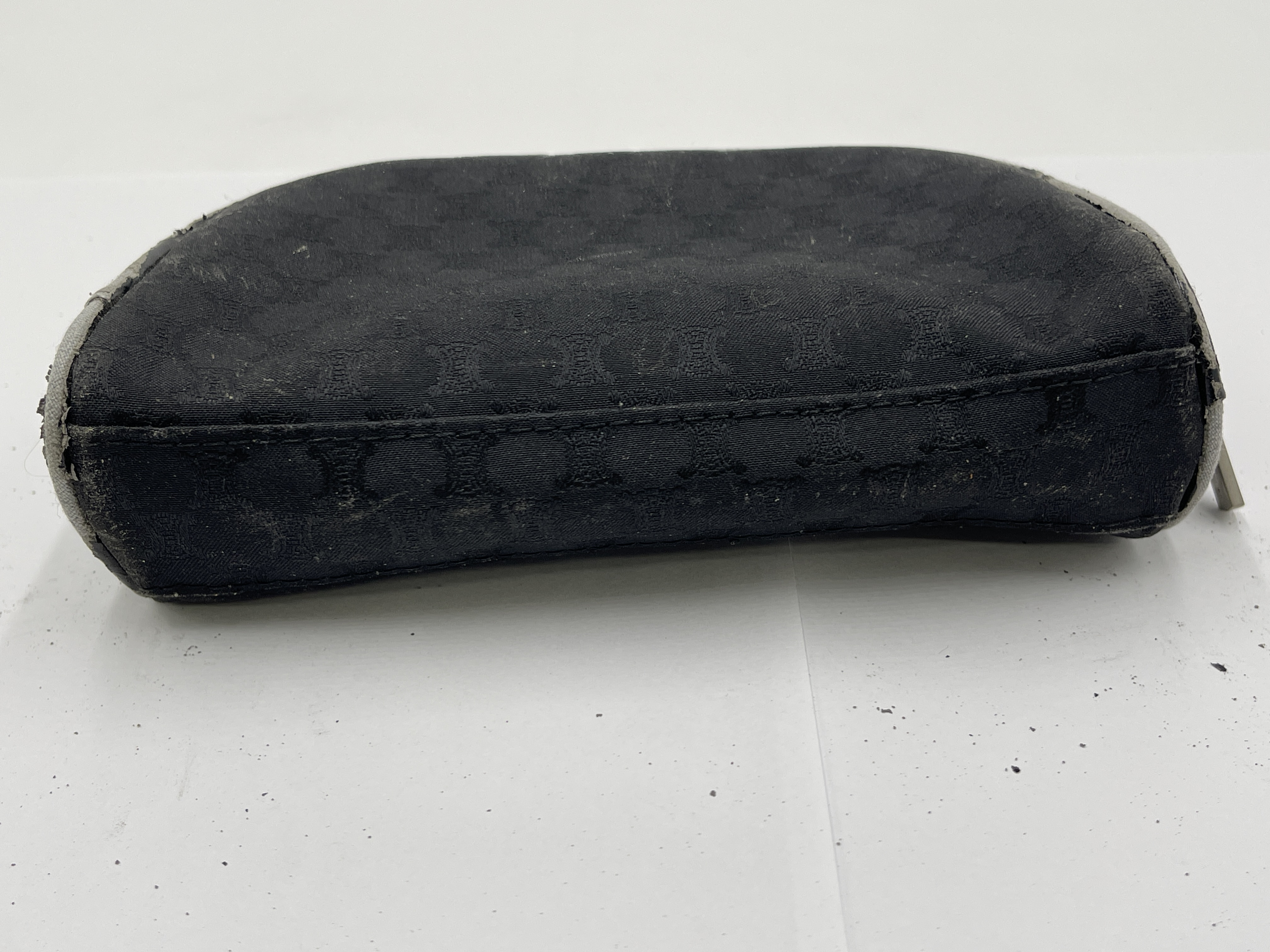 Triomphe Jacquard Canvas Pouch — view 4